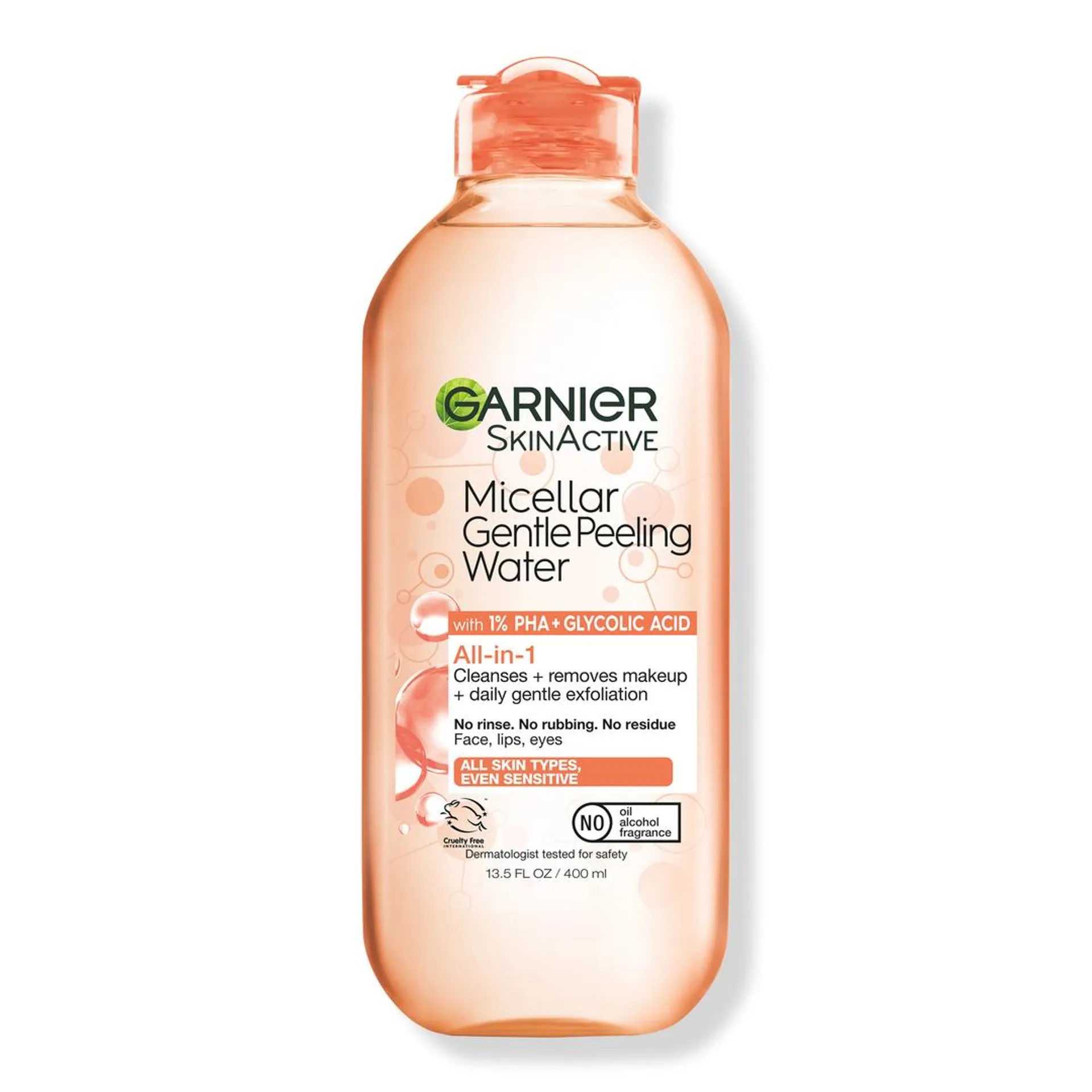 Micellar Skinactive Gentle Peeling Water with 1% PHA & Glycolic Acid