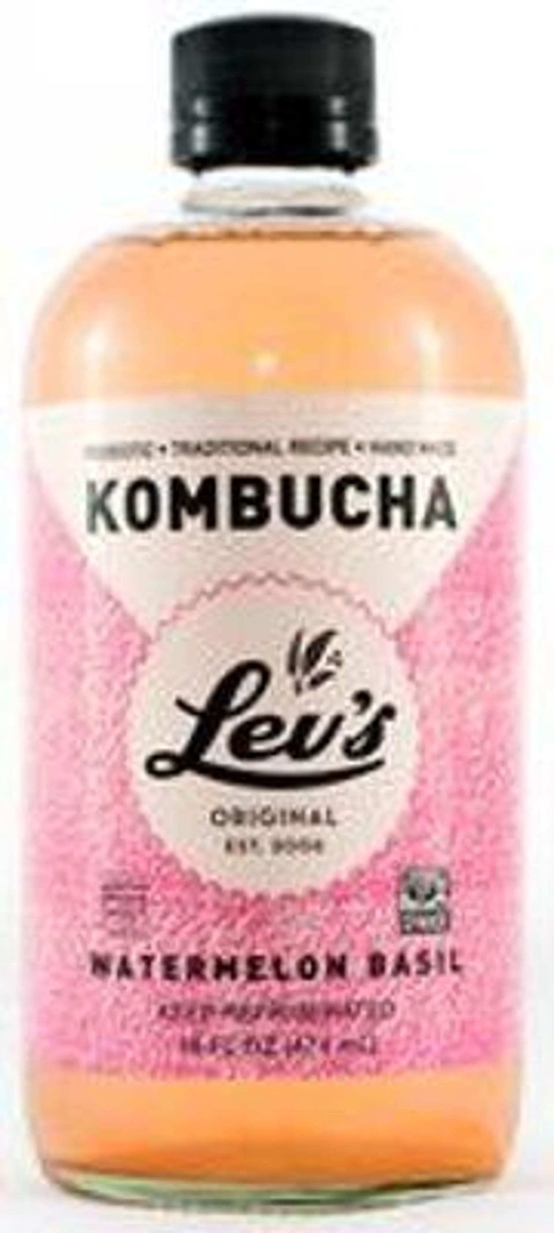 Lev's Original Watermelon Basil Kombucha