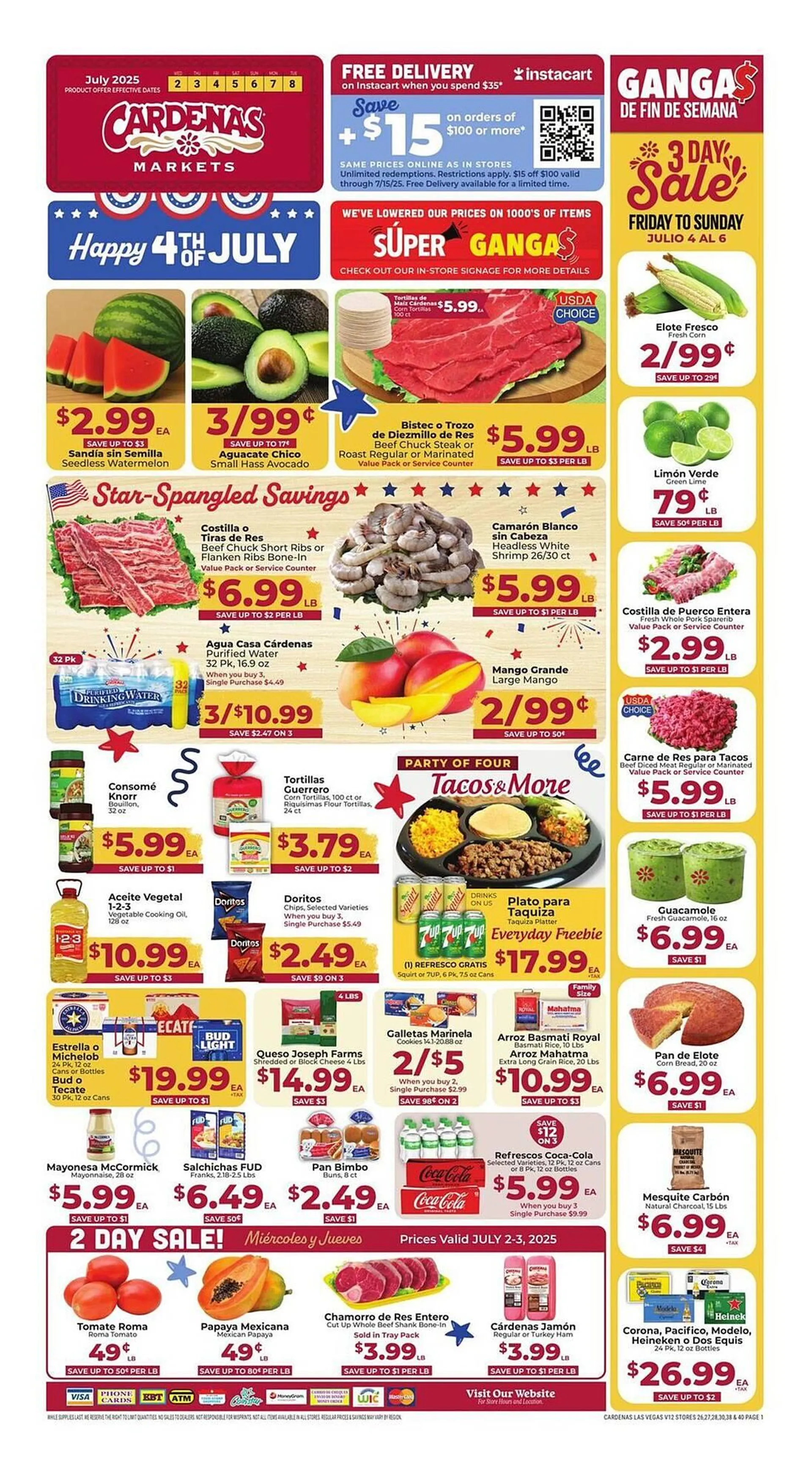 Cardenas Weekly Ad - 1
