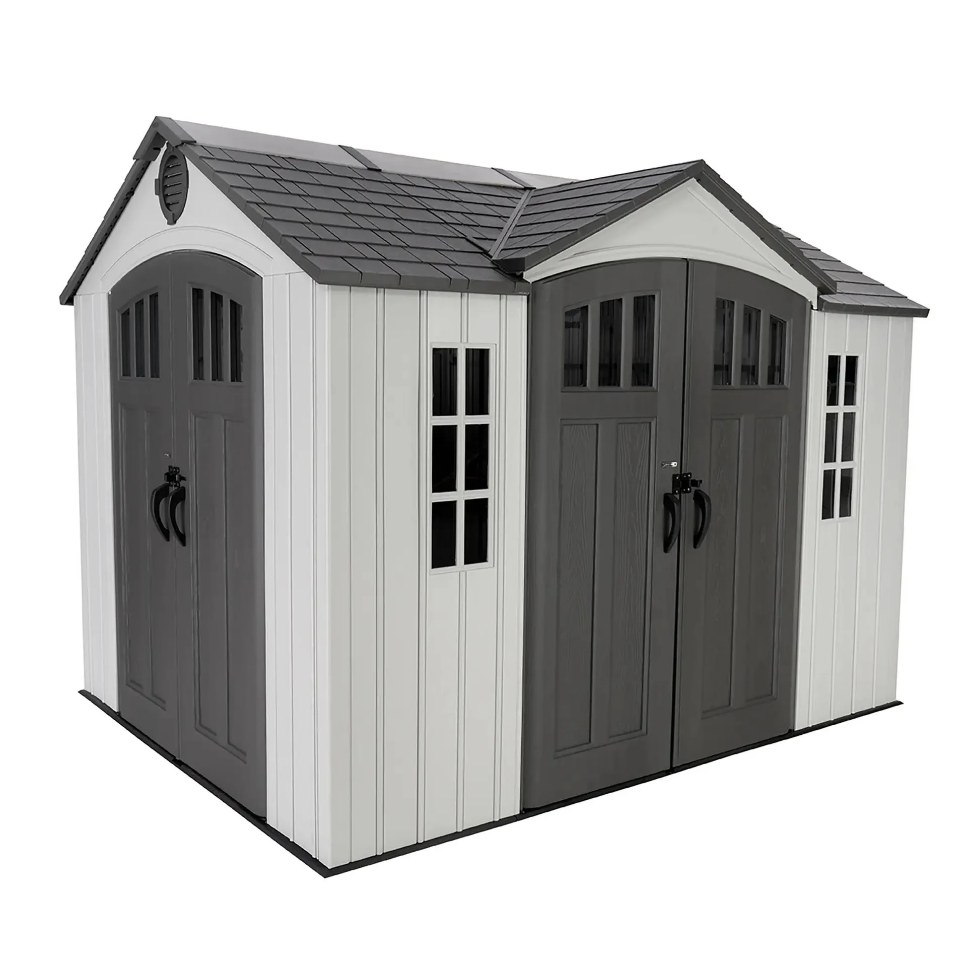 Lifetime 10 Ft. X 8 Ft. Dual Entry Outdoor Storage Shed