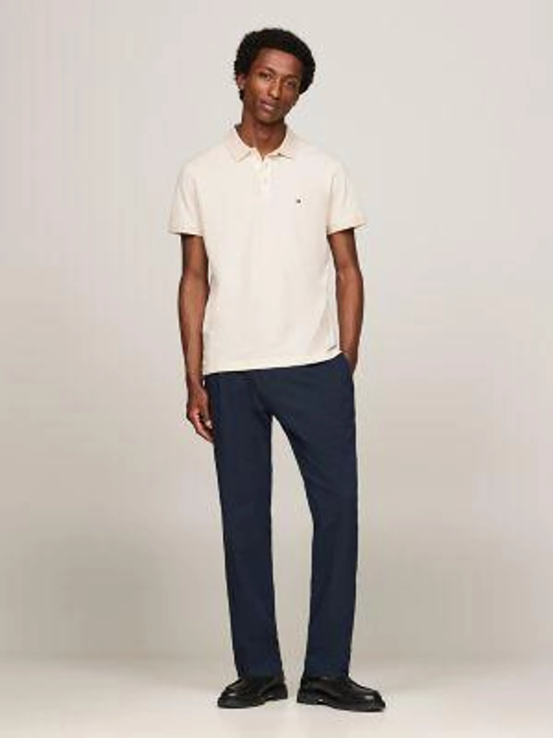 Regular Fit Two-Tone Polo