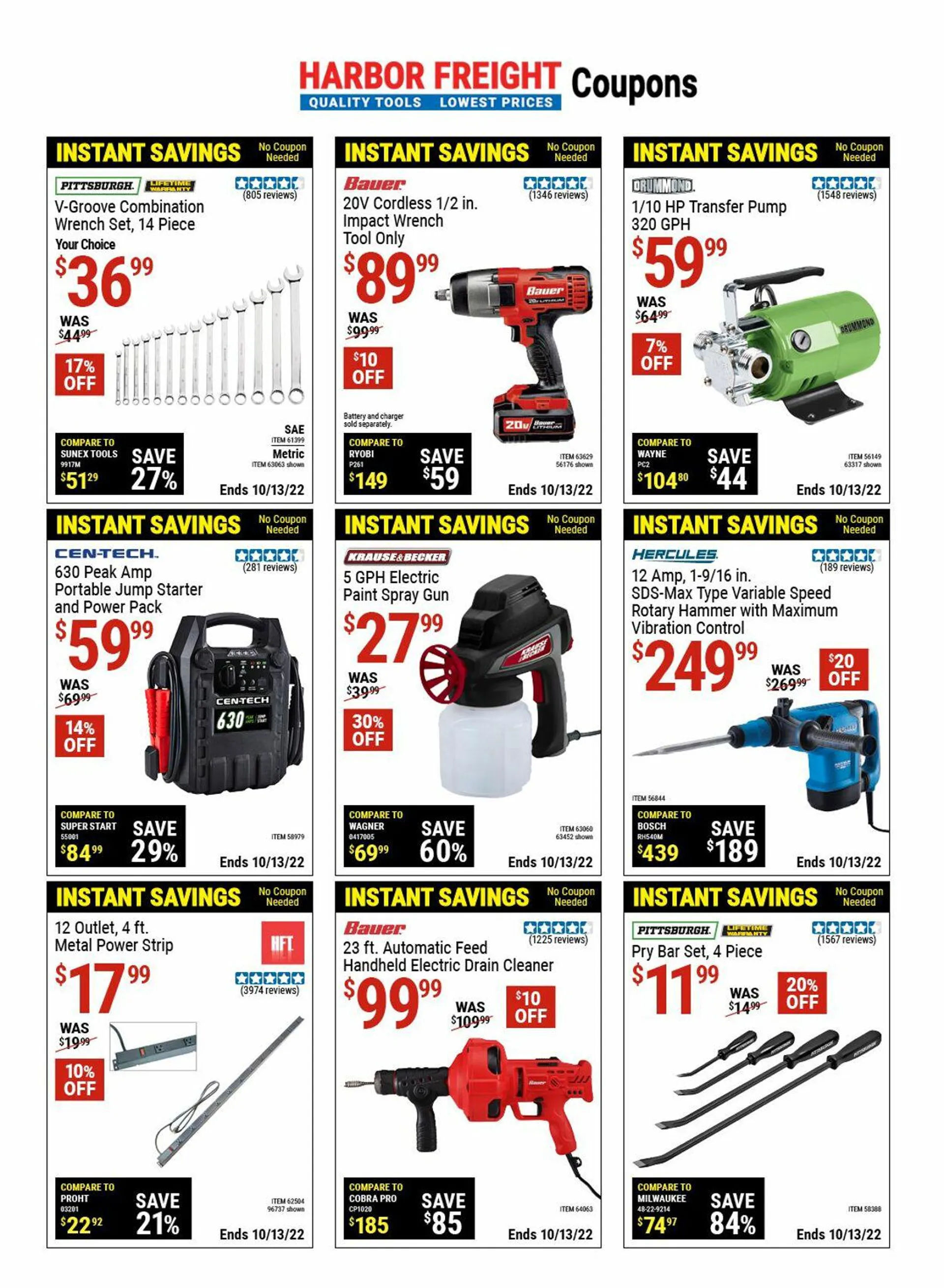 Harbor Freight Current weekly ad - 12