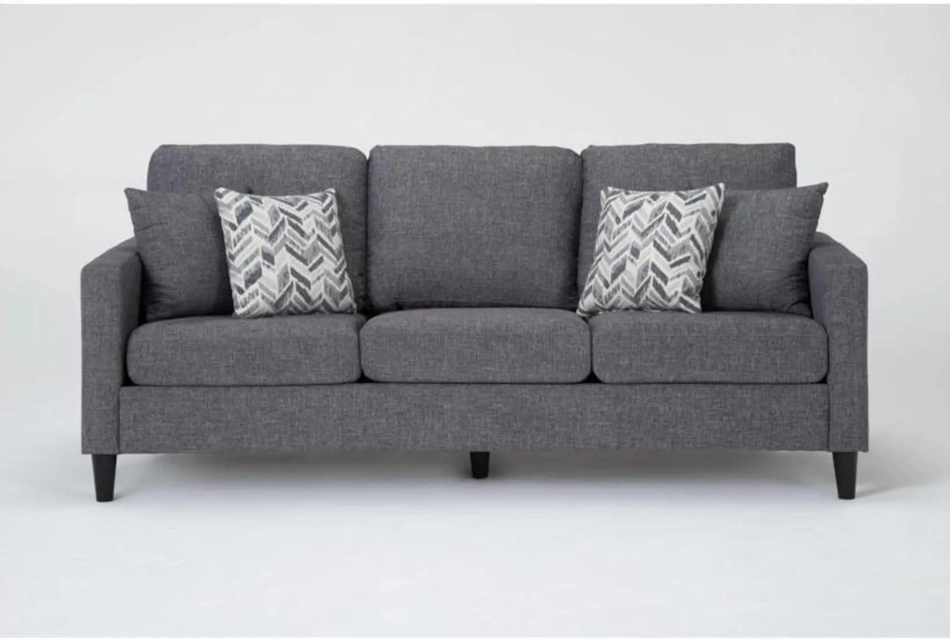 Stark Dark Grey Fabric Sofa