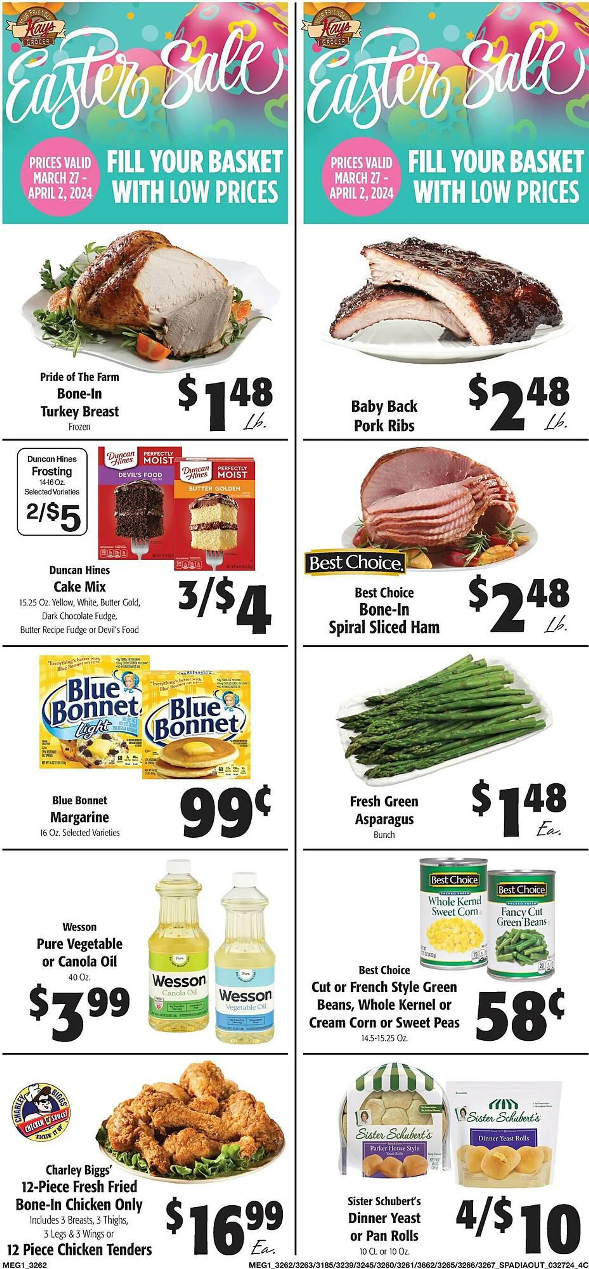 Weekly ad Hays Supermarket Weekly Ad from March 27 to April 2 2024 - Page 1