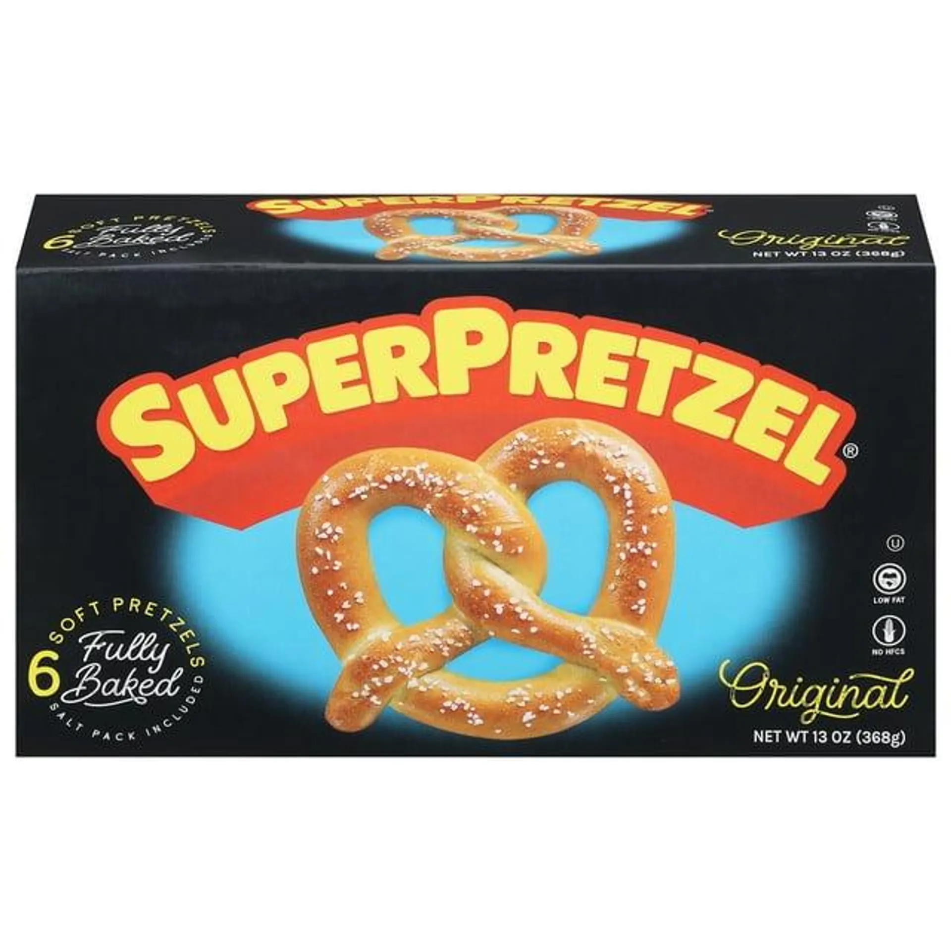 SUPERPRETZEL® - Soft Pretzels Original Frozen - 6CT