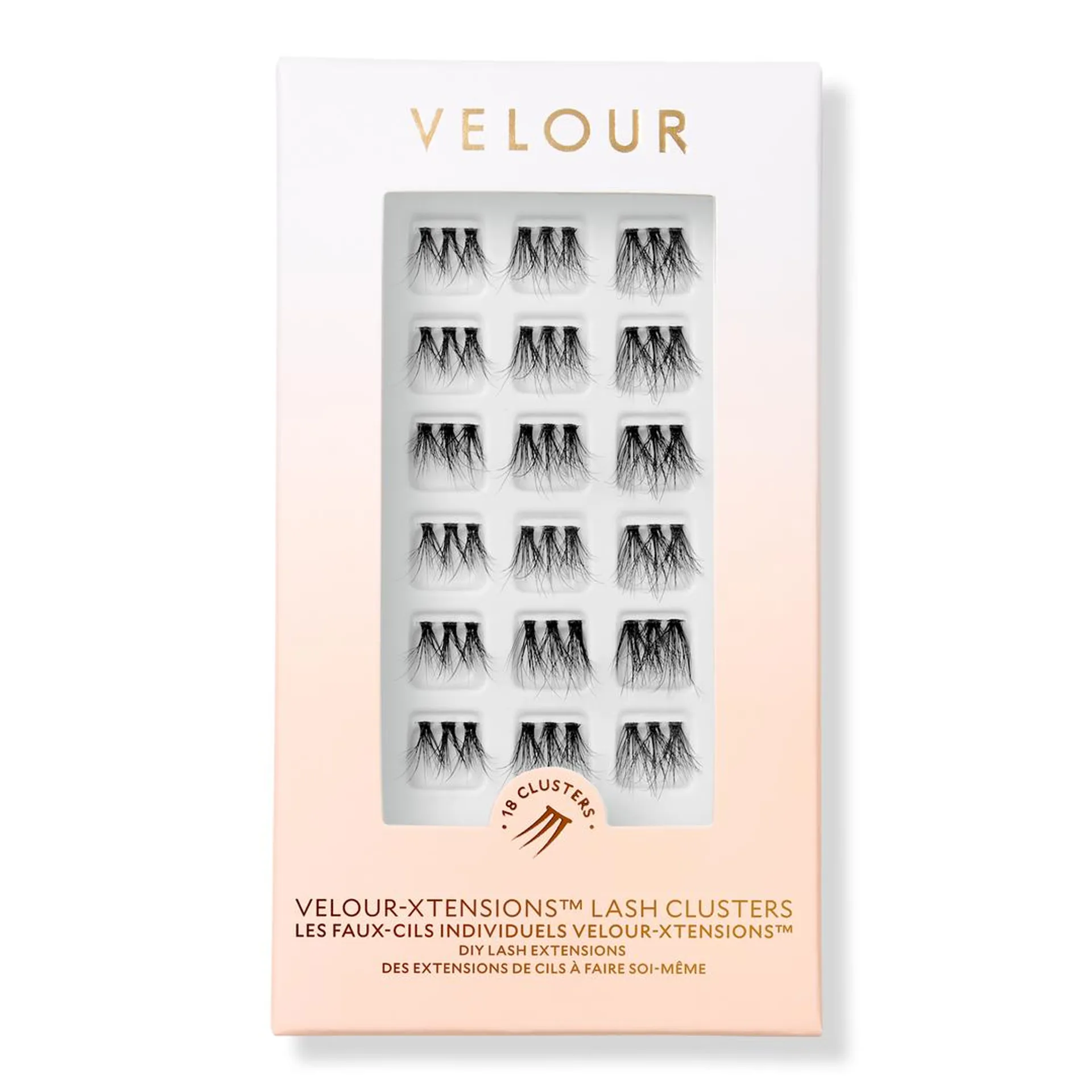 Velour-Xtension Hybrid Lash Extension Cluster Refills