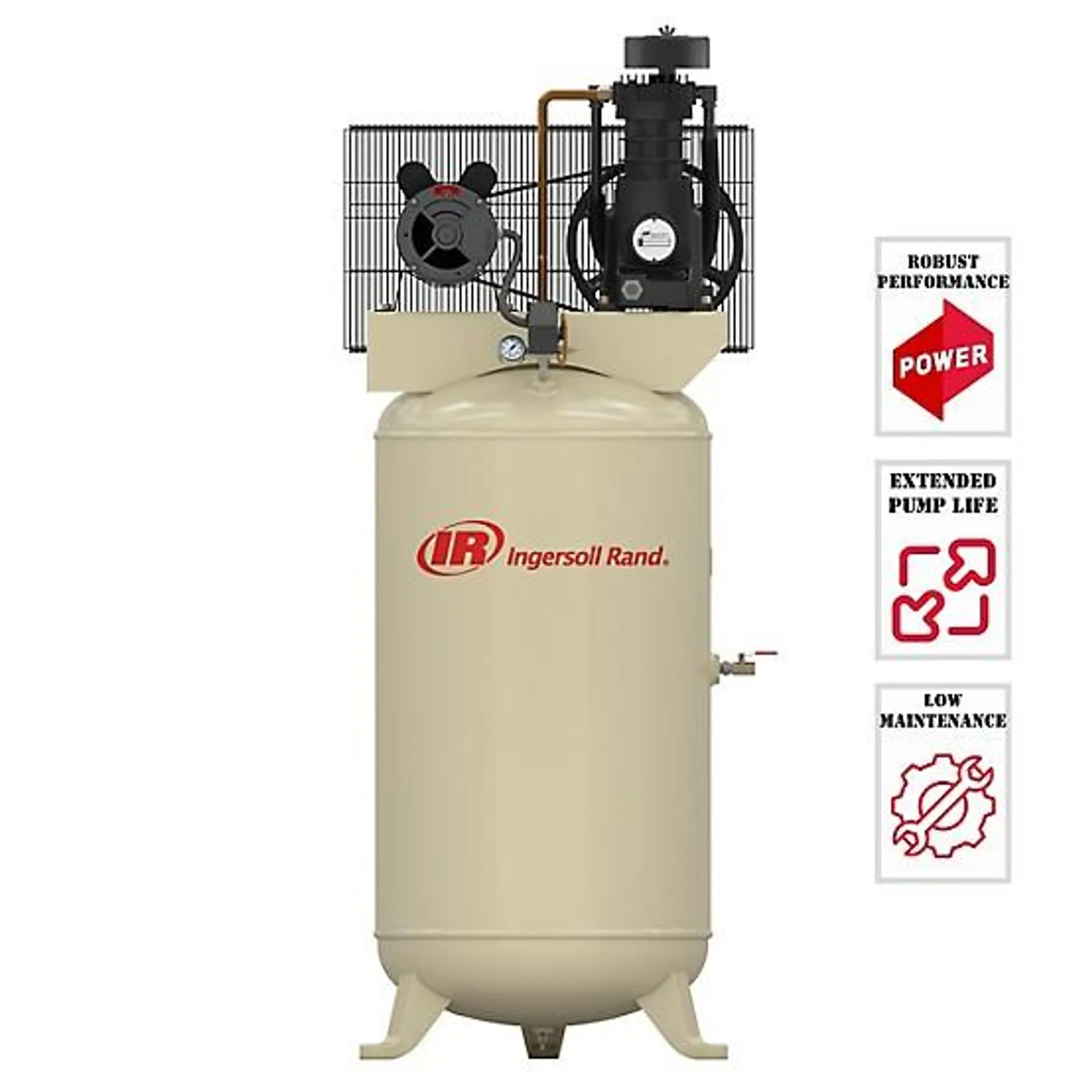 5 HP 80 gal. 2-Stage Reciprocating Air Compressor, 175 PSI