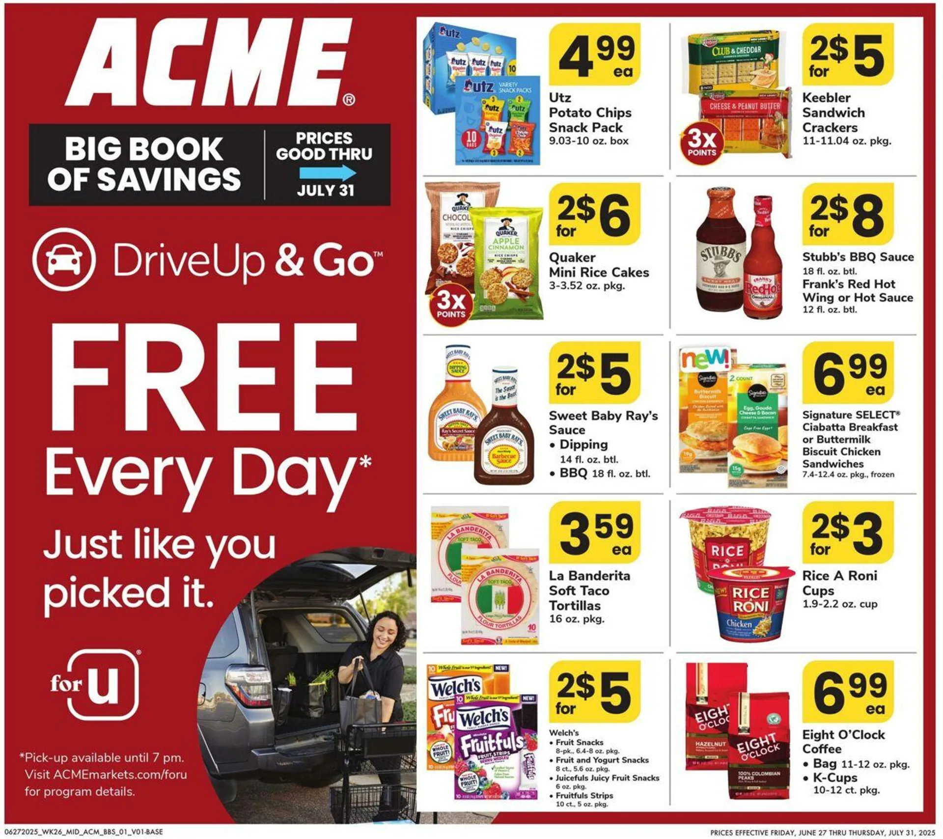 Weekly ad Acme Current weekly ad from June 27 to July 31 2025 - Page 1