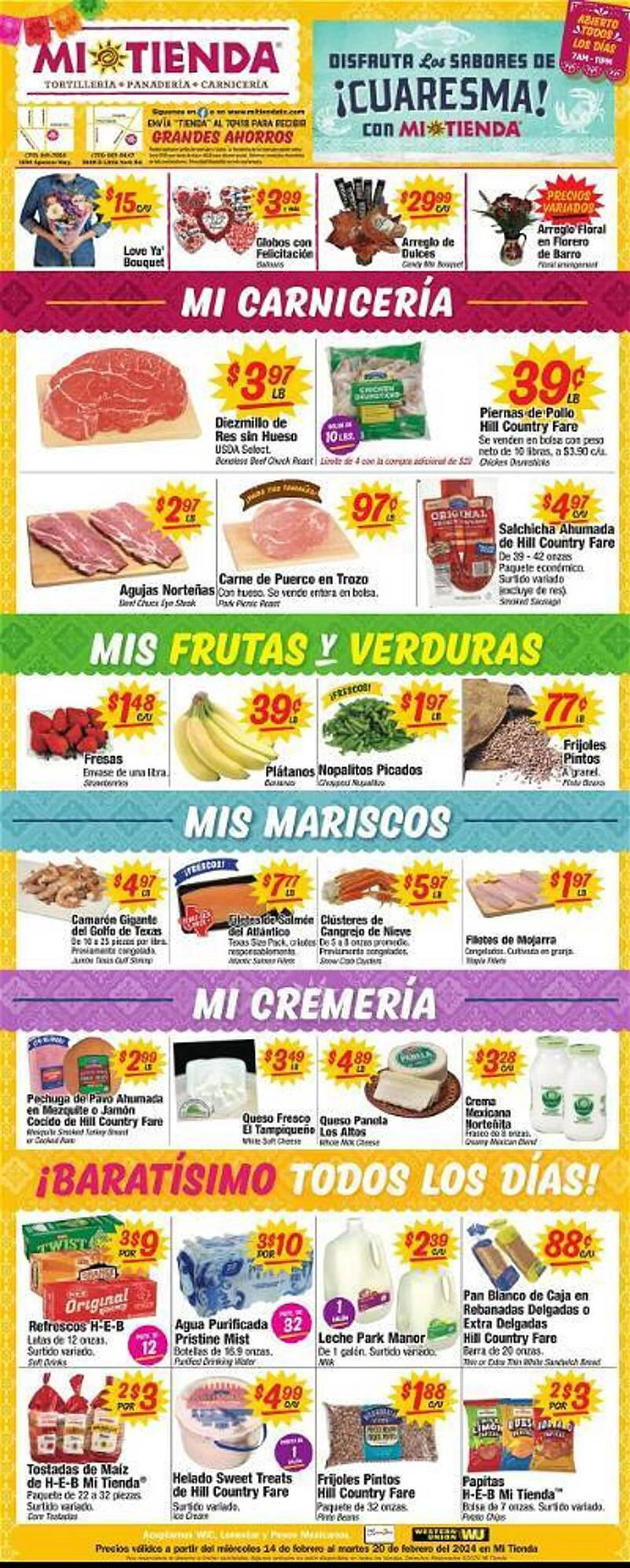 Weekly ad Mi Tienda Weekly Ad from February 14 to February 20 2024 - Page 