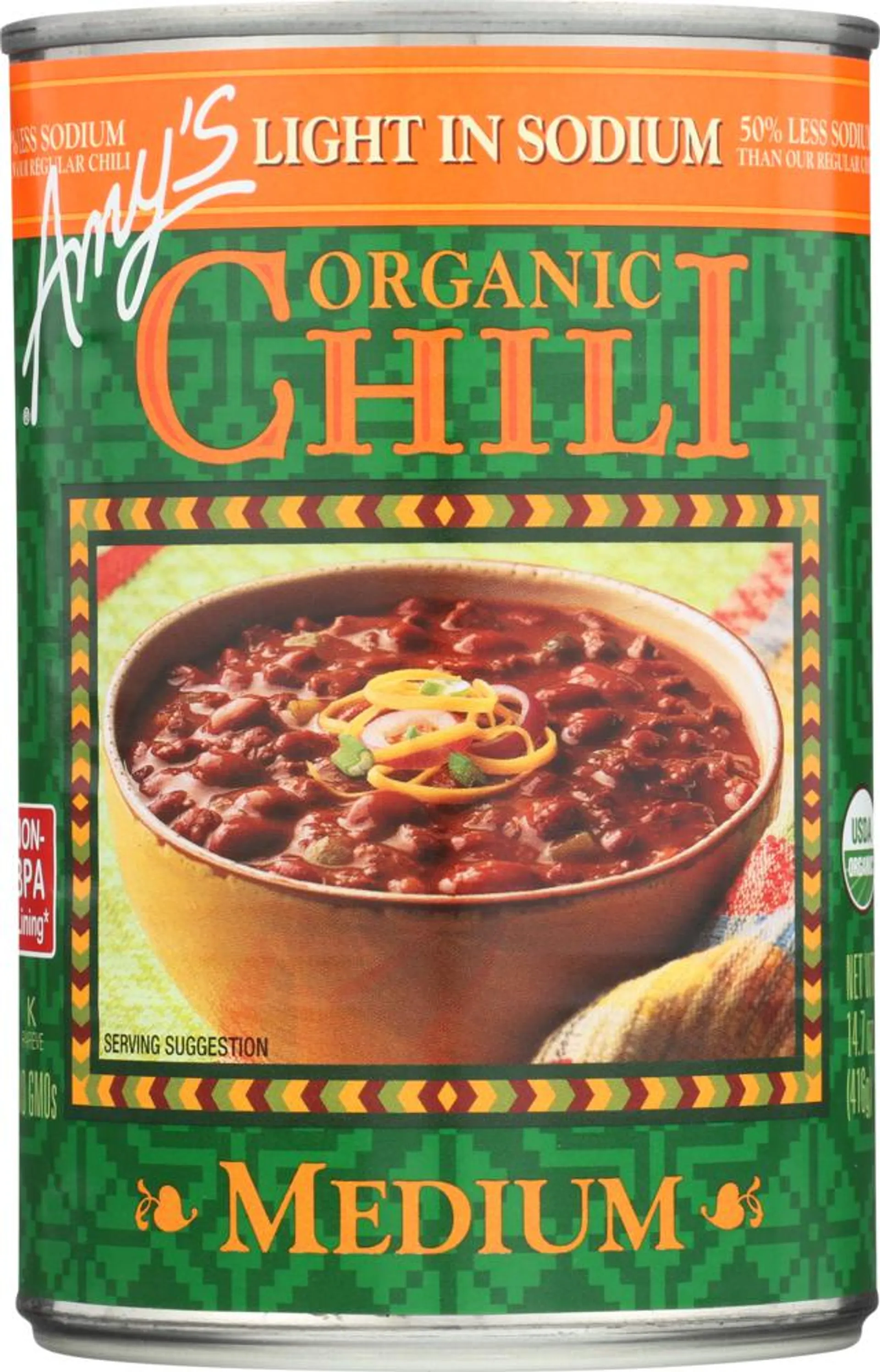Organic Chili Medium (Low Sodium)
