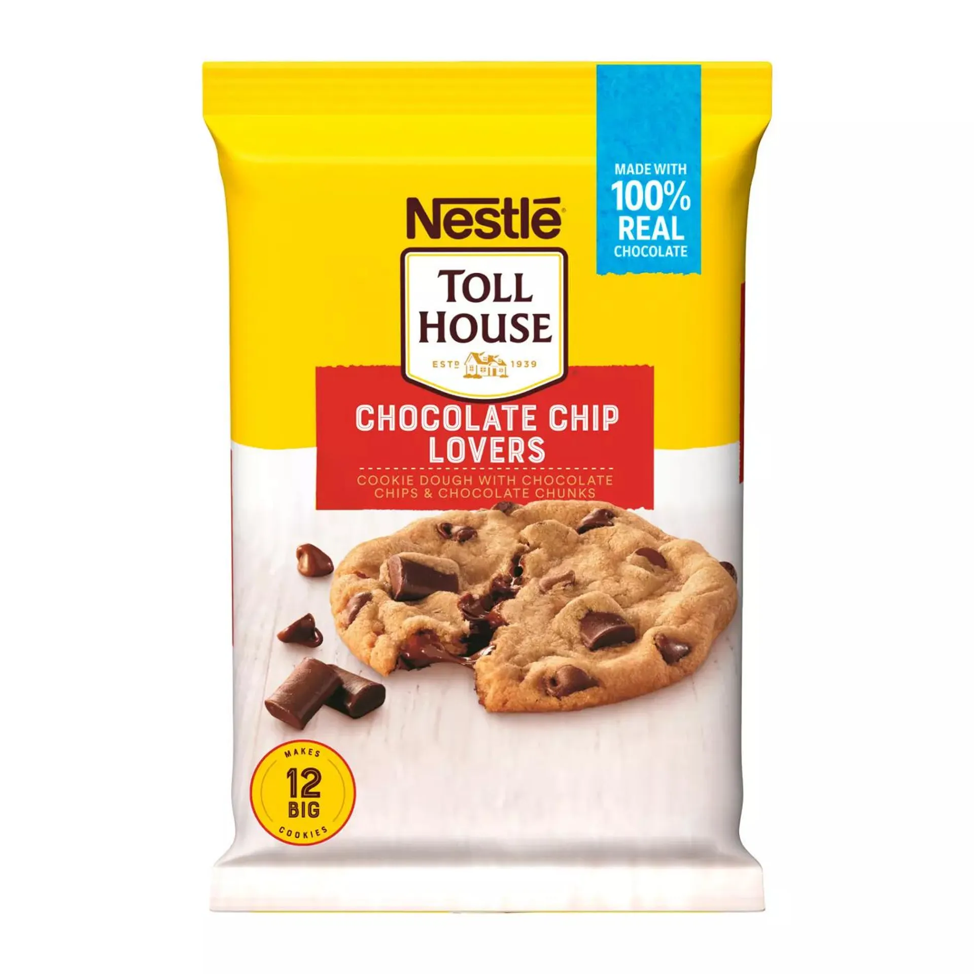 Nestle Toll House Cookie Dough - Chocolate Chip Lovers