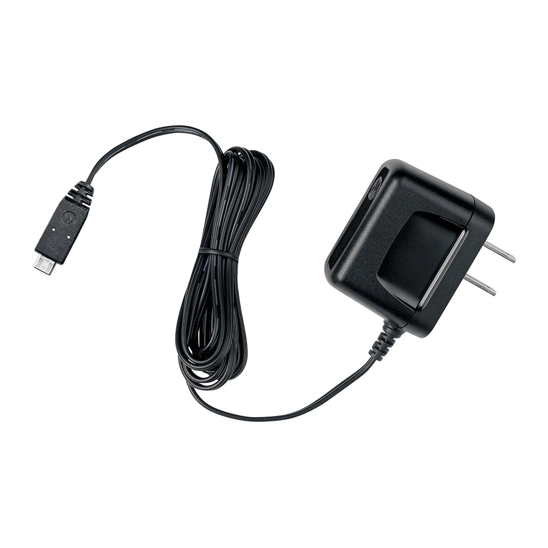 Motorola SPN5358A Travel Wall Charger Adapter to Micro USB Data Cable 6ft.