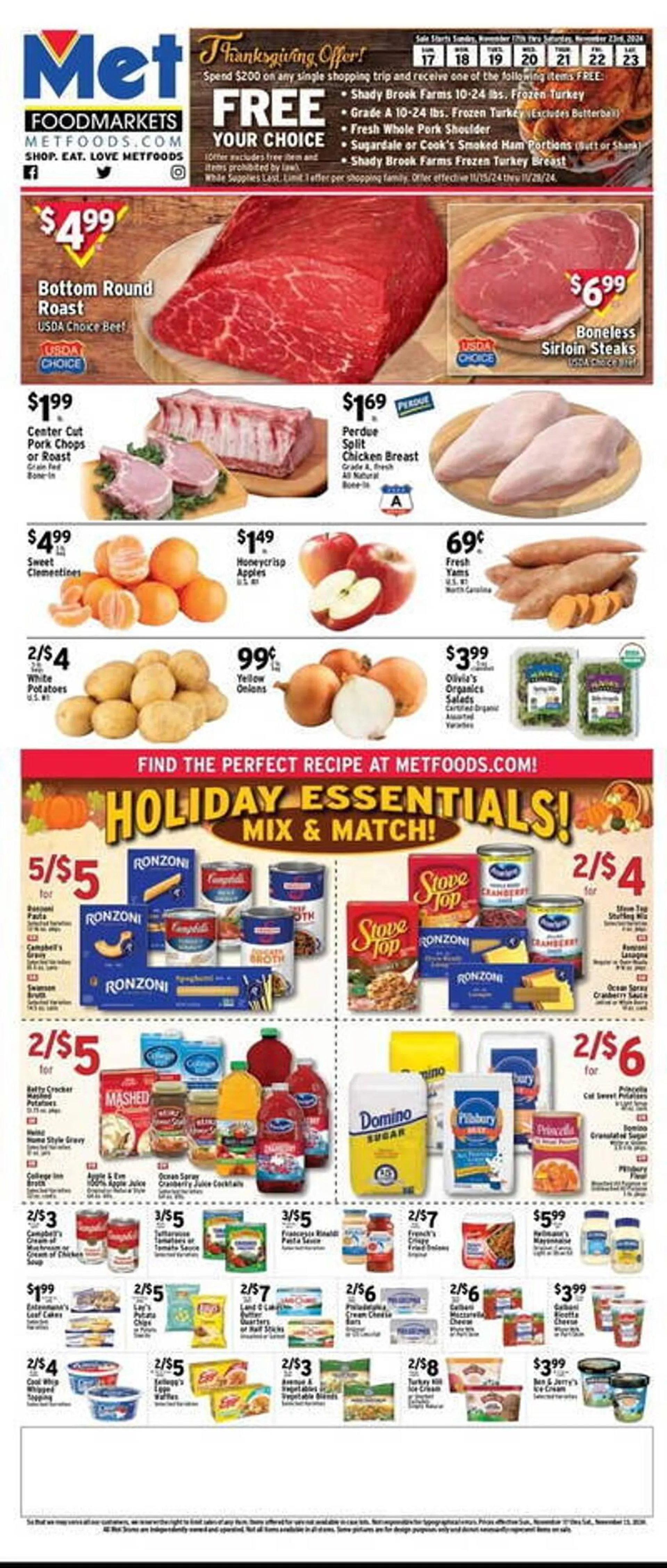 Met Foodmarkets Weekly Ad - 1