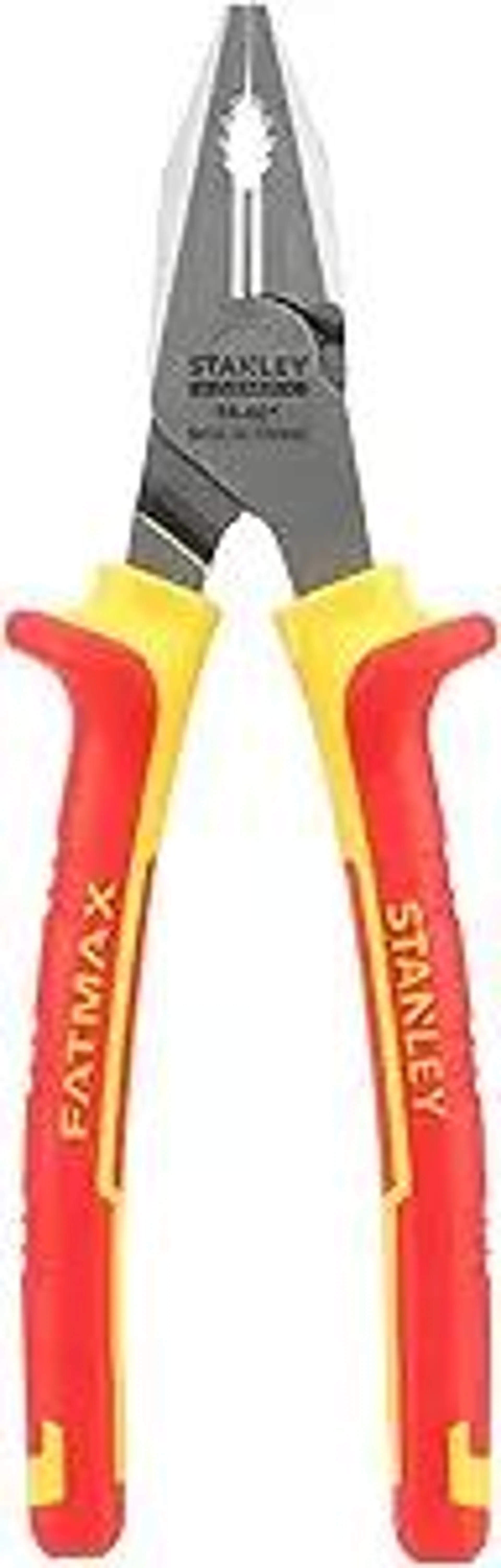 Stanley 0-84-001 Combination Plier Maxsteel, Red/Yellow