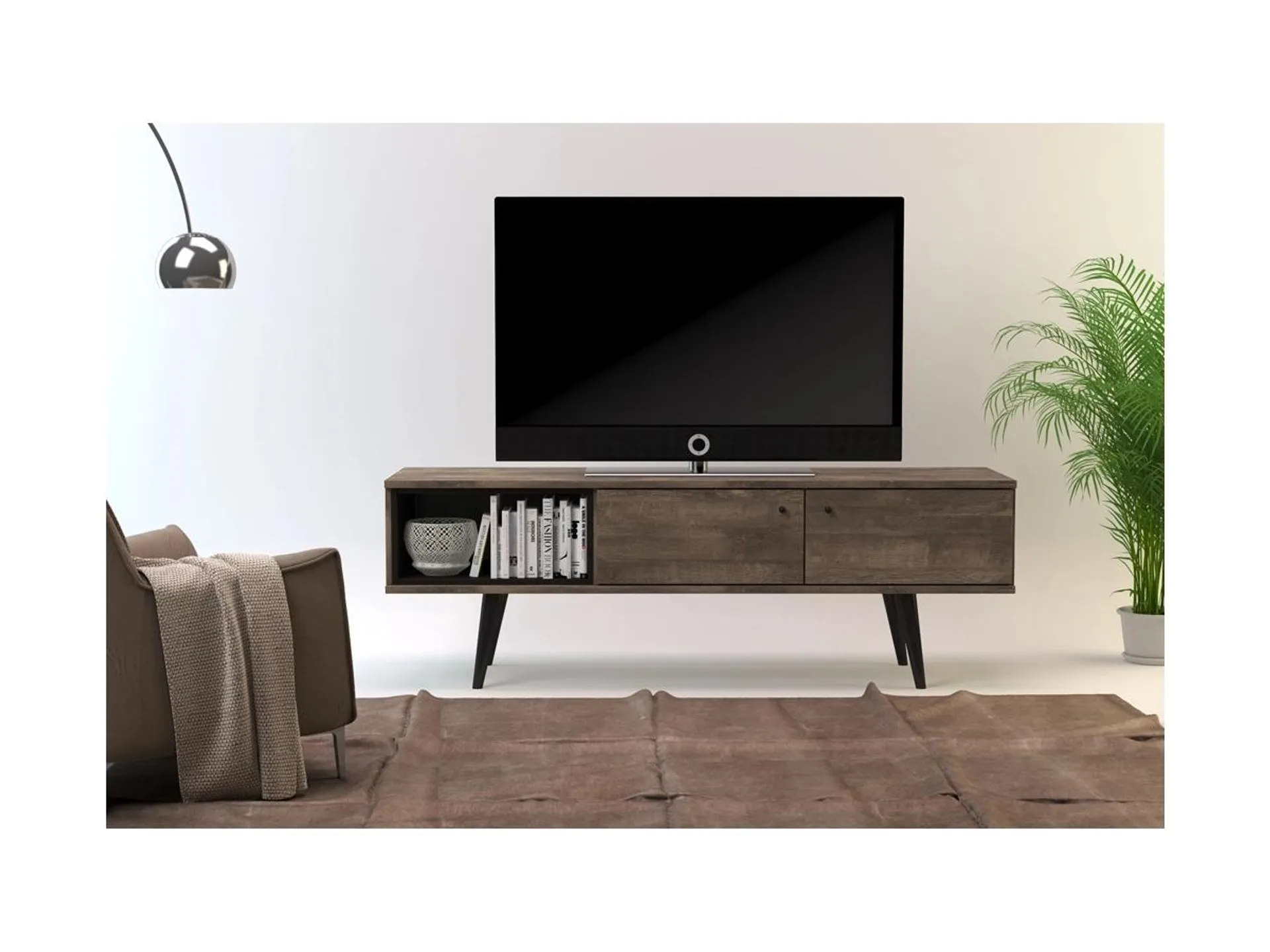 Modern Distressed 64" TV Stand