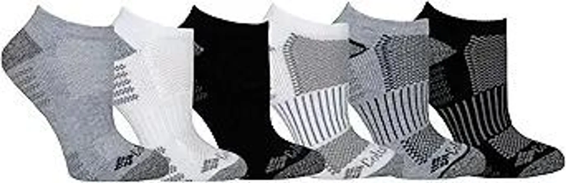 Columbia Women's Cropped Crew Pique Footbed Socks, 6 Pack