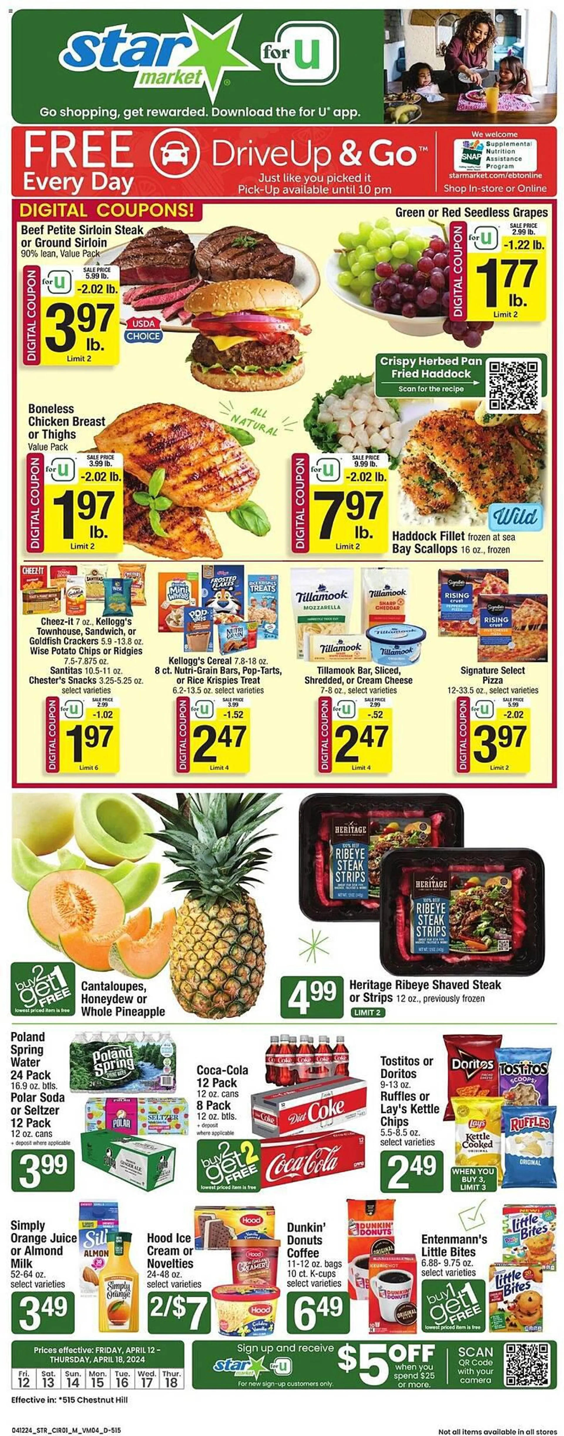 Weekly ad Star Market Weekly Ad from April 12 to April 18 2024 - Page 1