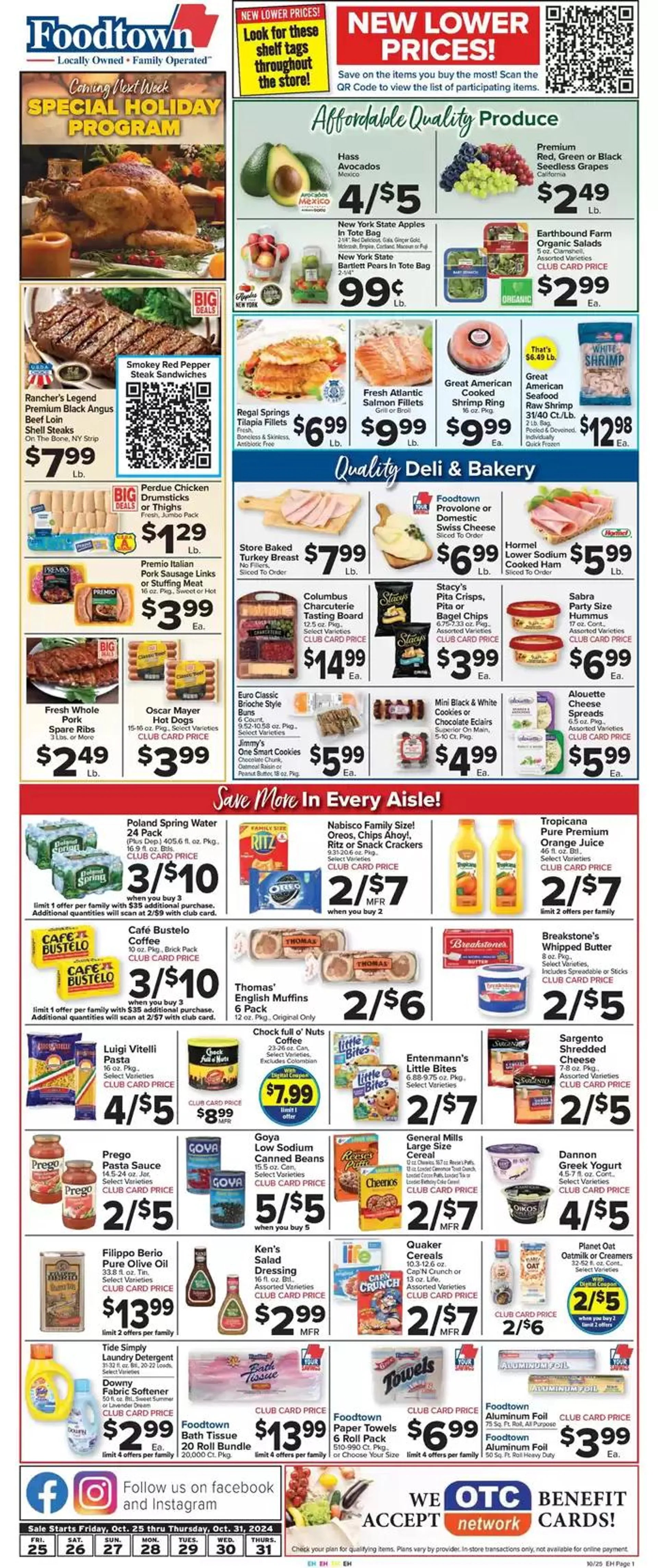 Weekly ad Great offer for bargain hunters from October 25 to October 31 2024 - Page 1