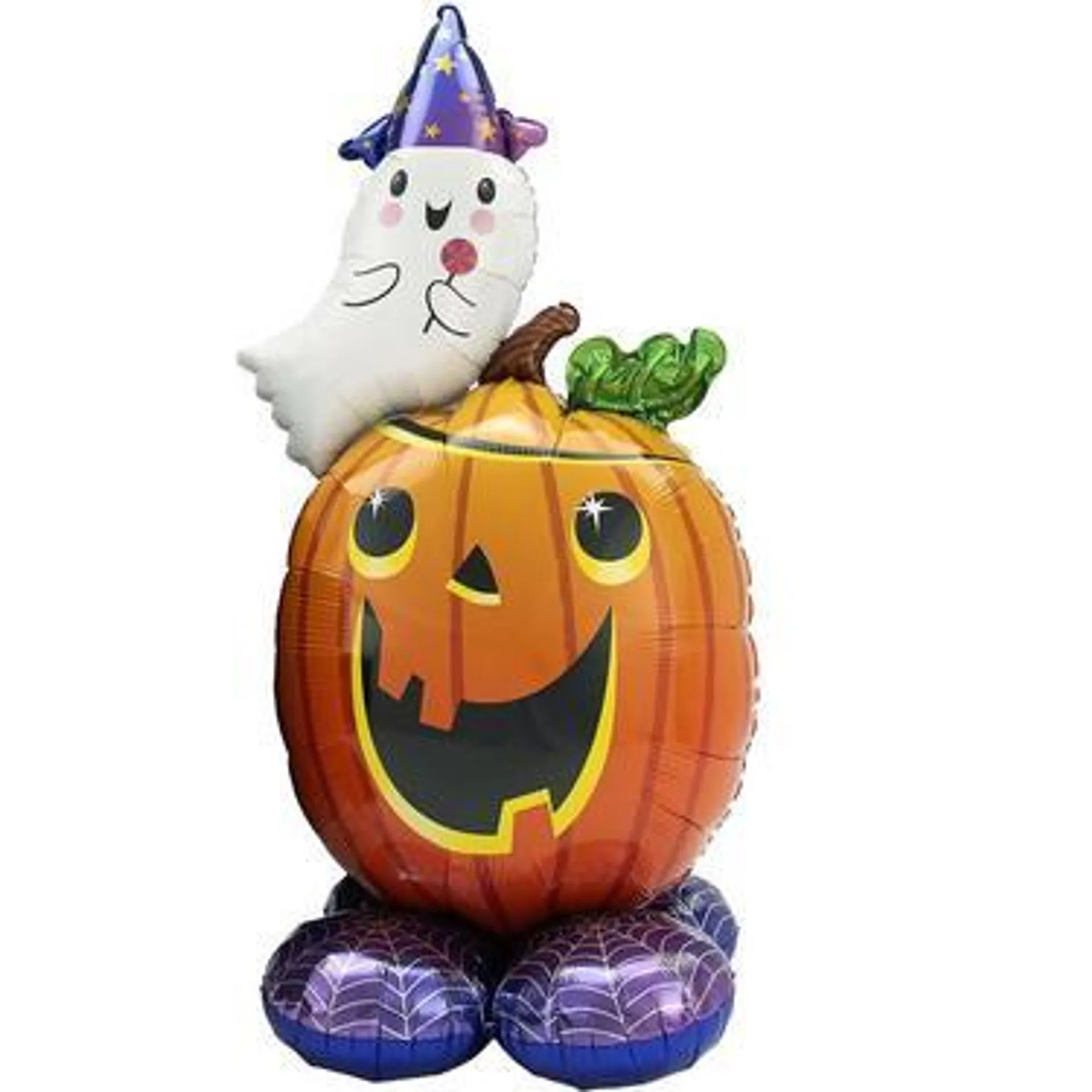 AirLoonz Jack-o'-Lantern & Ghost Balloon, 56in