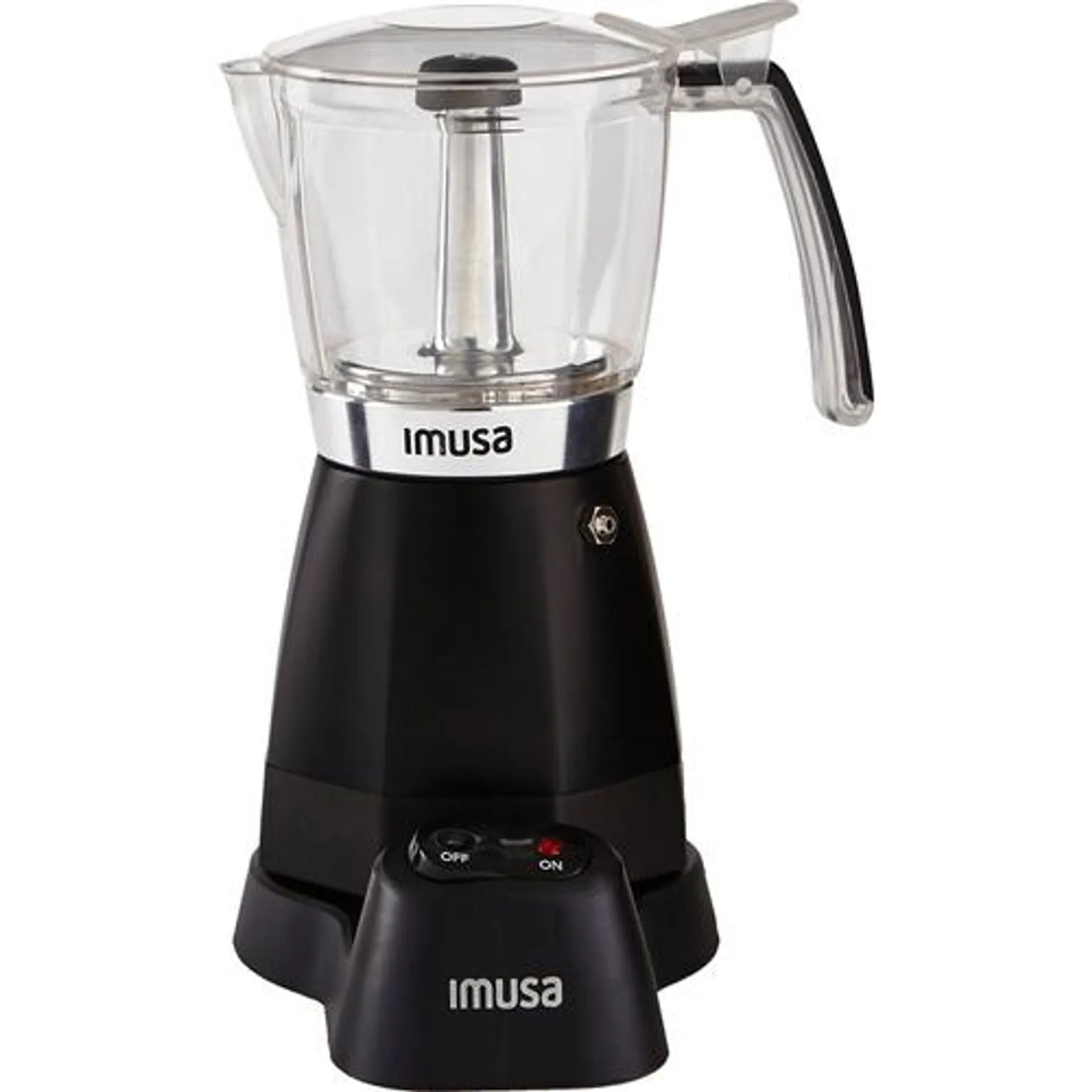 3 and 6 Cup Electric Moka Espresso - Black