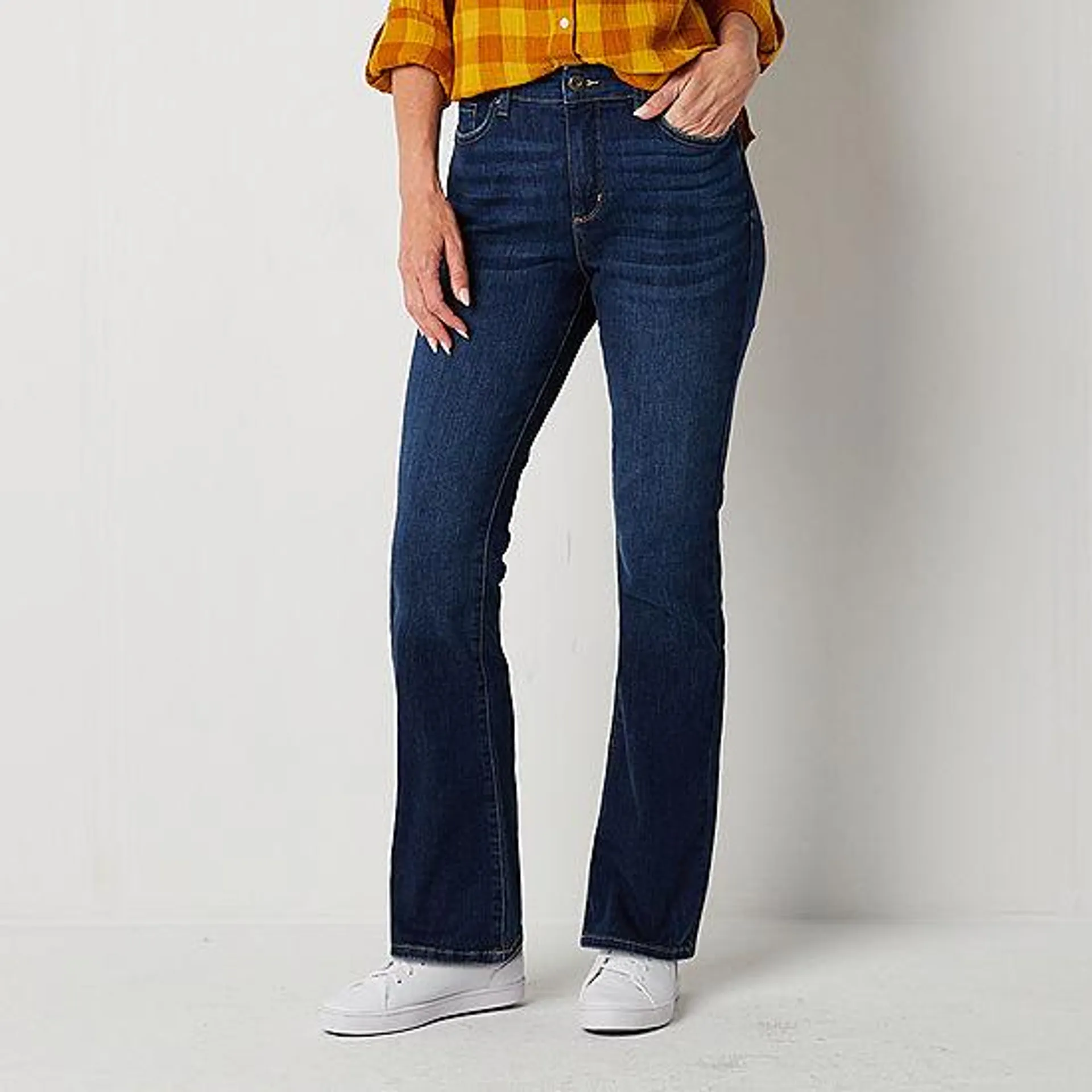 St. John's Bay Womens Mid Rise Bootcut Jean