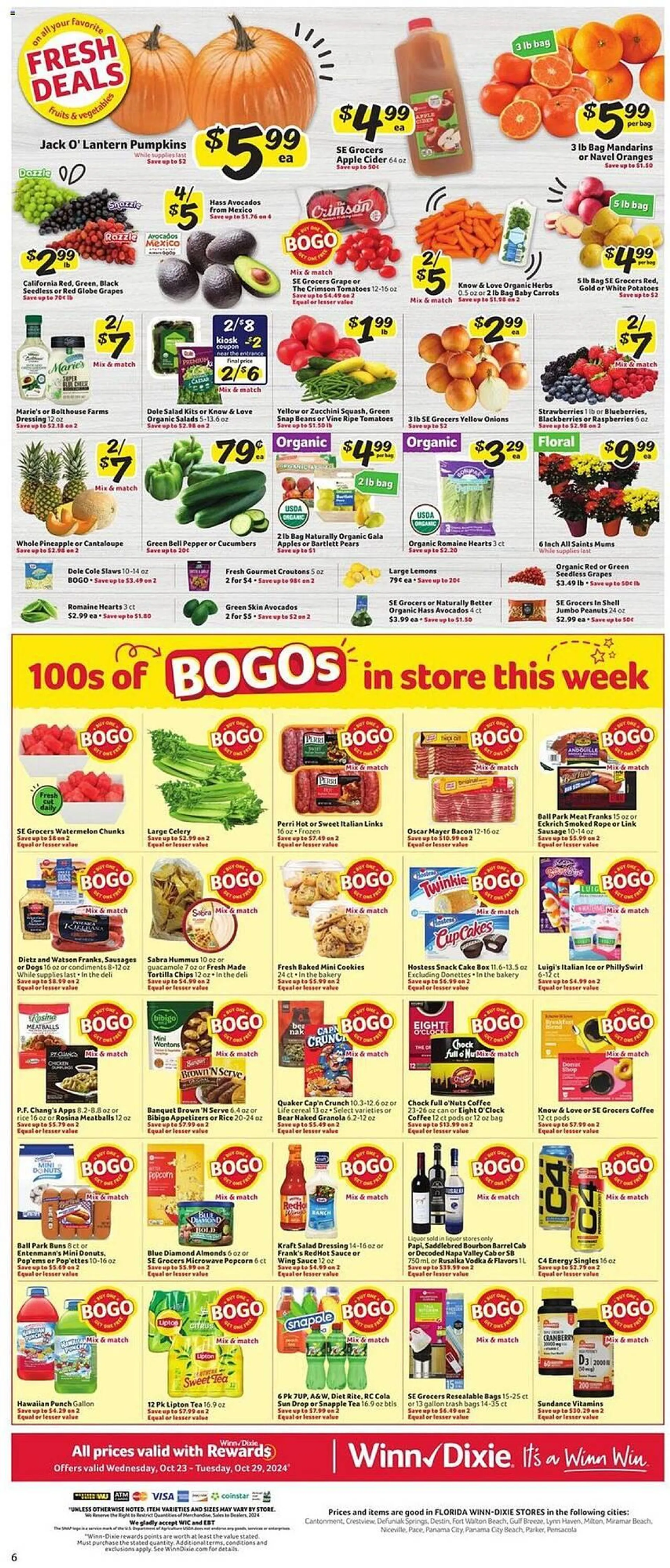 Weekly ad Winn Dixie Weekly Ad from October 23 to October 29 2024 - Page 10