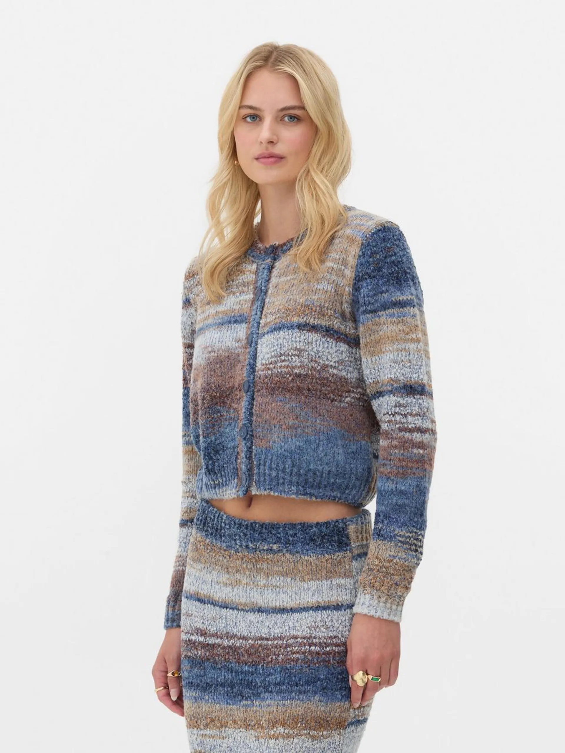 Rita Ora Co-ord Space Dye Cardigan