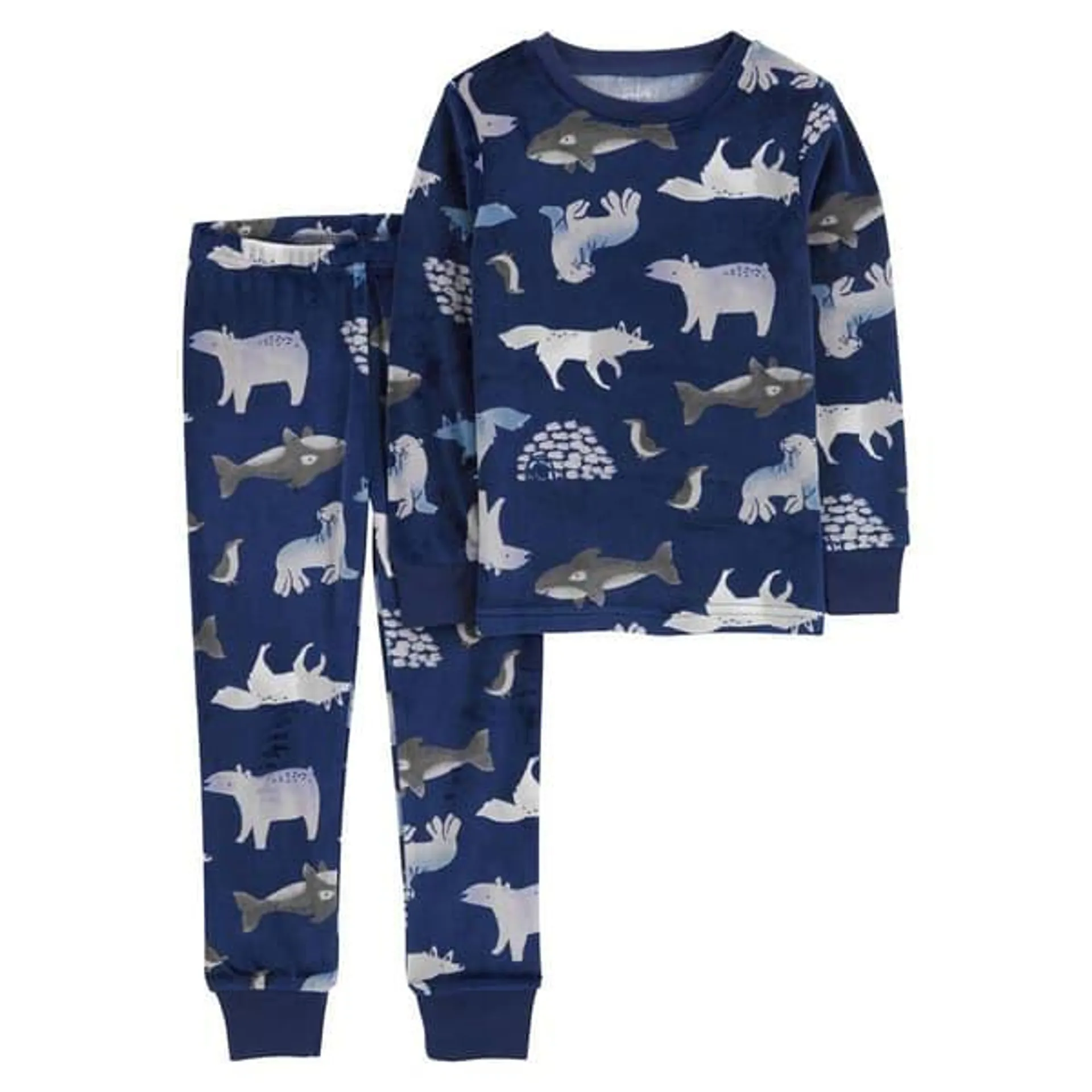 Toddler Boy Carter’s® 2pc. Arctic Animals Fleece Pajama Set