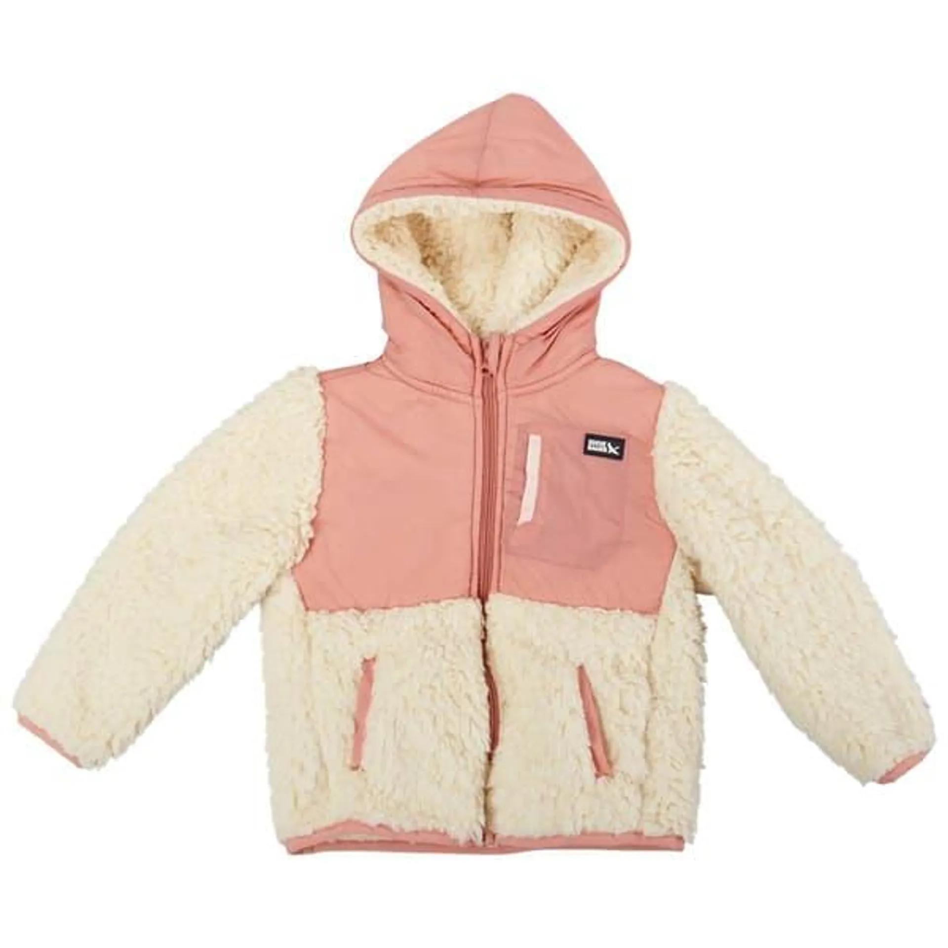 Baby Girl (12-24M) Eddie Bauer Plush Shearling Hooded Jacket