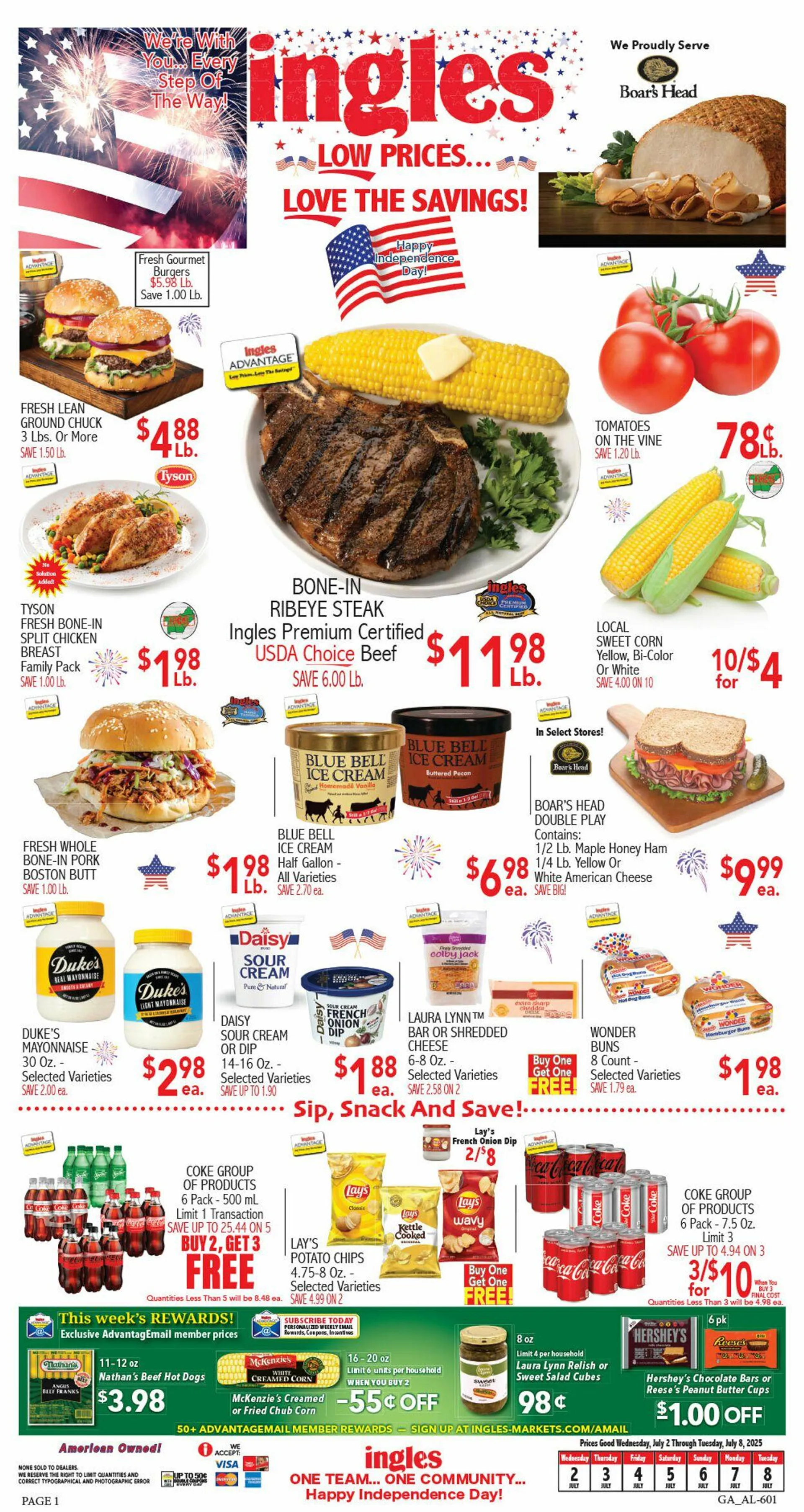 Weekly ad Ingles Current weekly ad from July 2 to July 8 2025 - Page 1