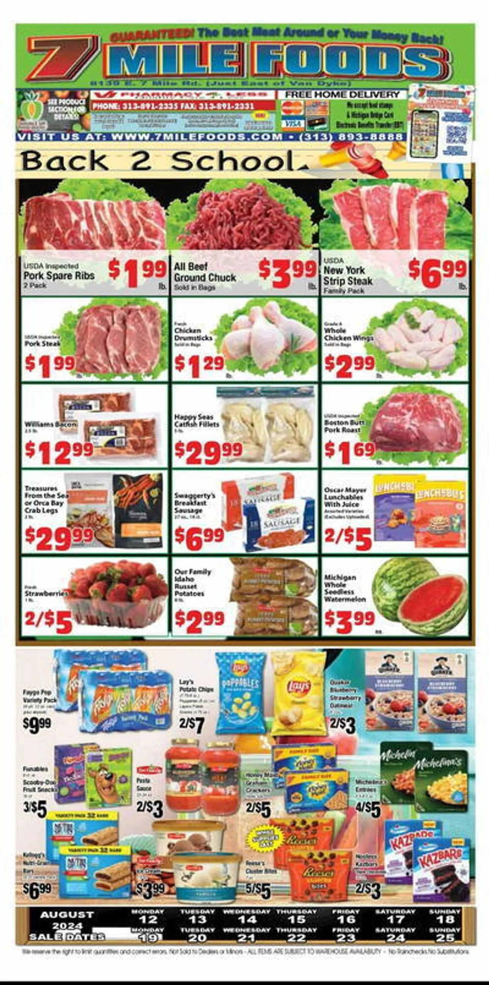 7 Mile Foods Weekly Ad - 1