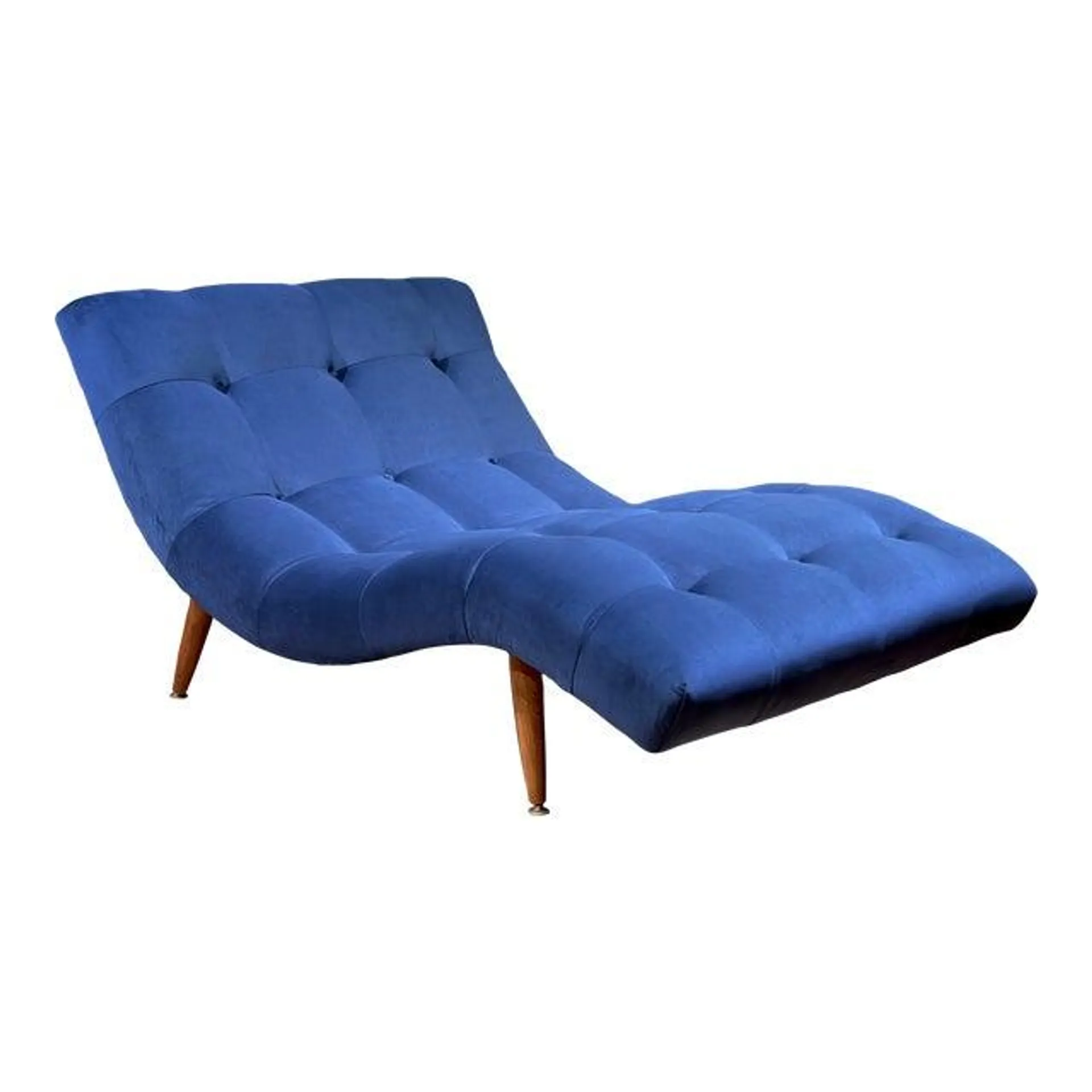 Restored Wave Chaise Lounge Attributed to Adrian Pearsall for Craft Associates