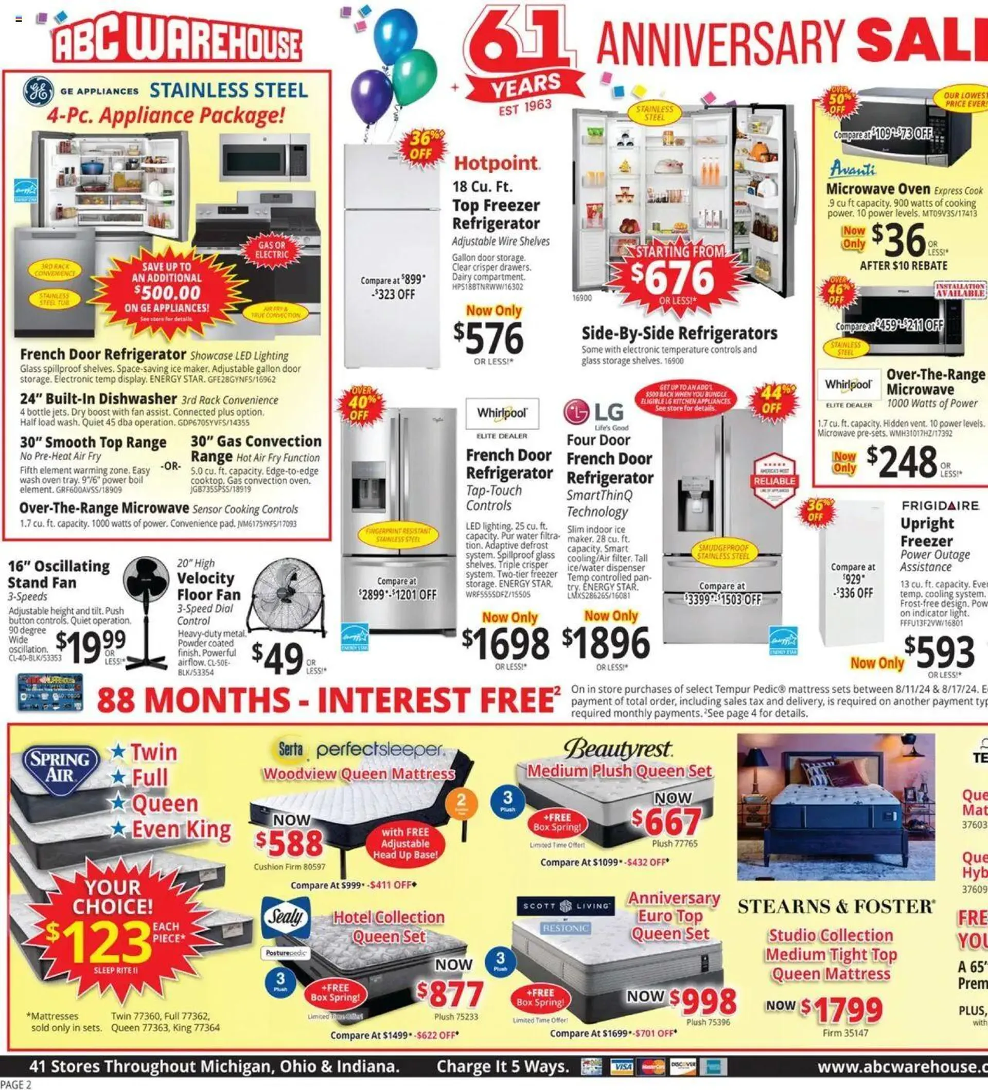 Weekly ad ABC Warehouse Weekly Ad from August 11 to August 17 2024 - Page 2