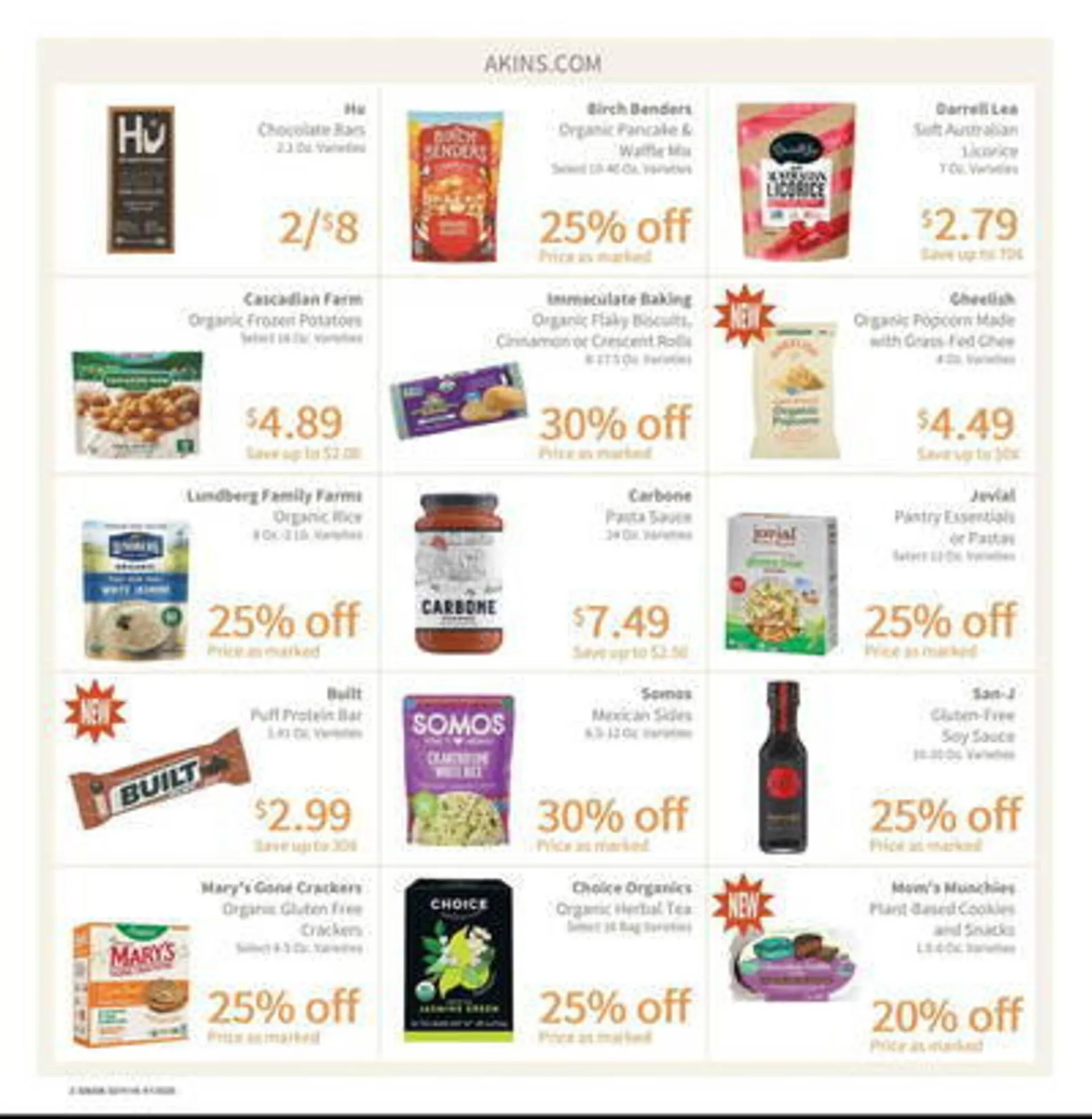 Weekly ad Akin's Natural Foods Weekly Ad from May 1 to May 31 2025 - Page 2