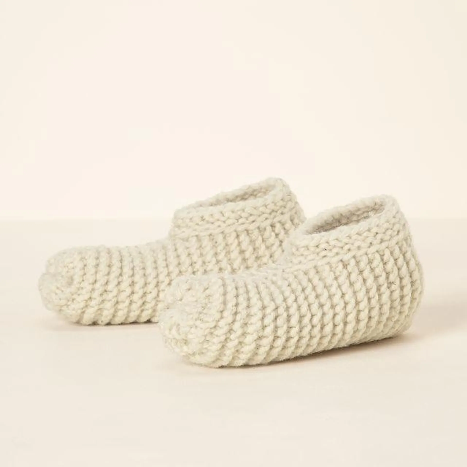 Chilean Natural Wool Slipper Socks