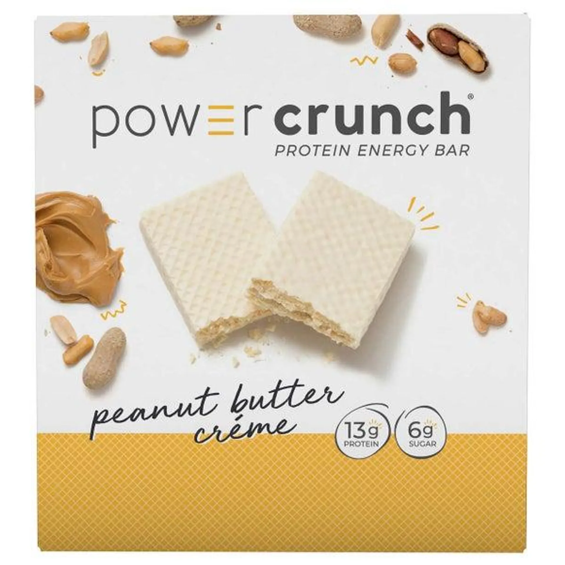 Power Crunch Protein Energy Bars, Peanut Butter Creme, 1.4 oz, 12-count