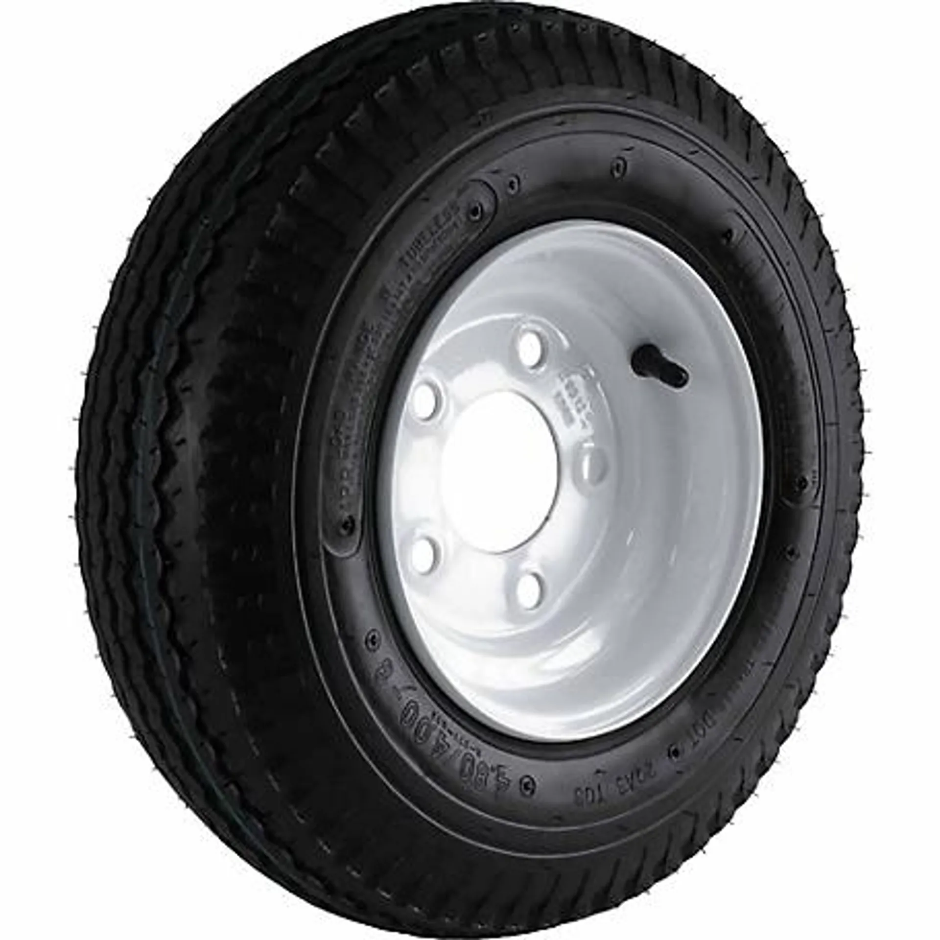 Kenda 480/400-8 LRB Loadstar Trailer Tire and 5-Hole Wheel