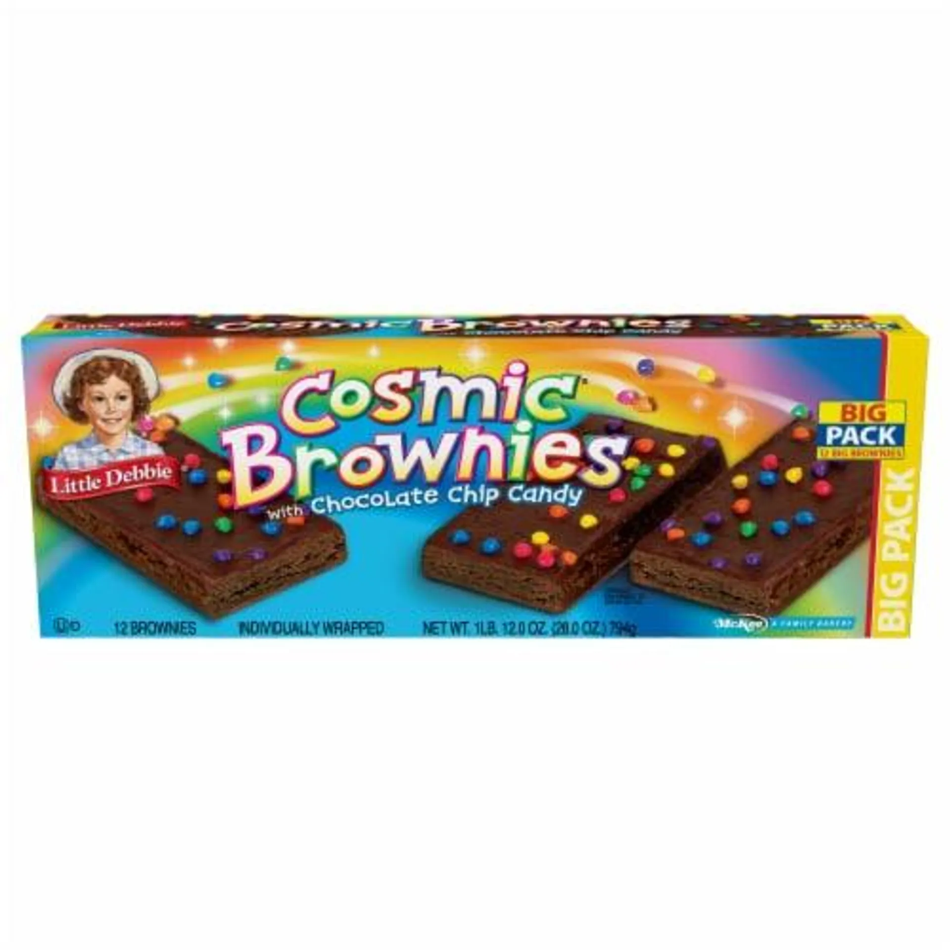 Little Debbie® Cosmic Brownies® with Chocolate Chip Candy Big Pack