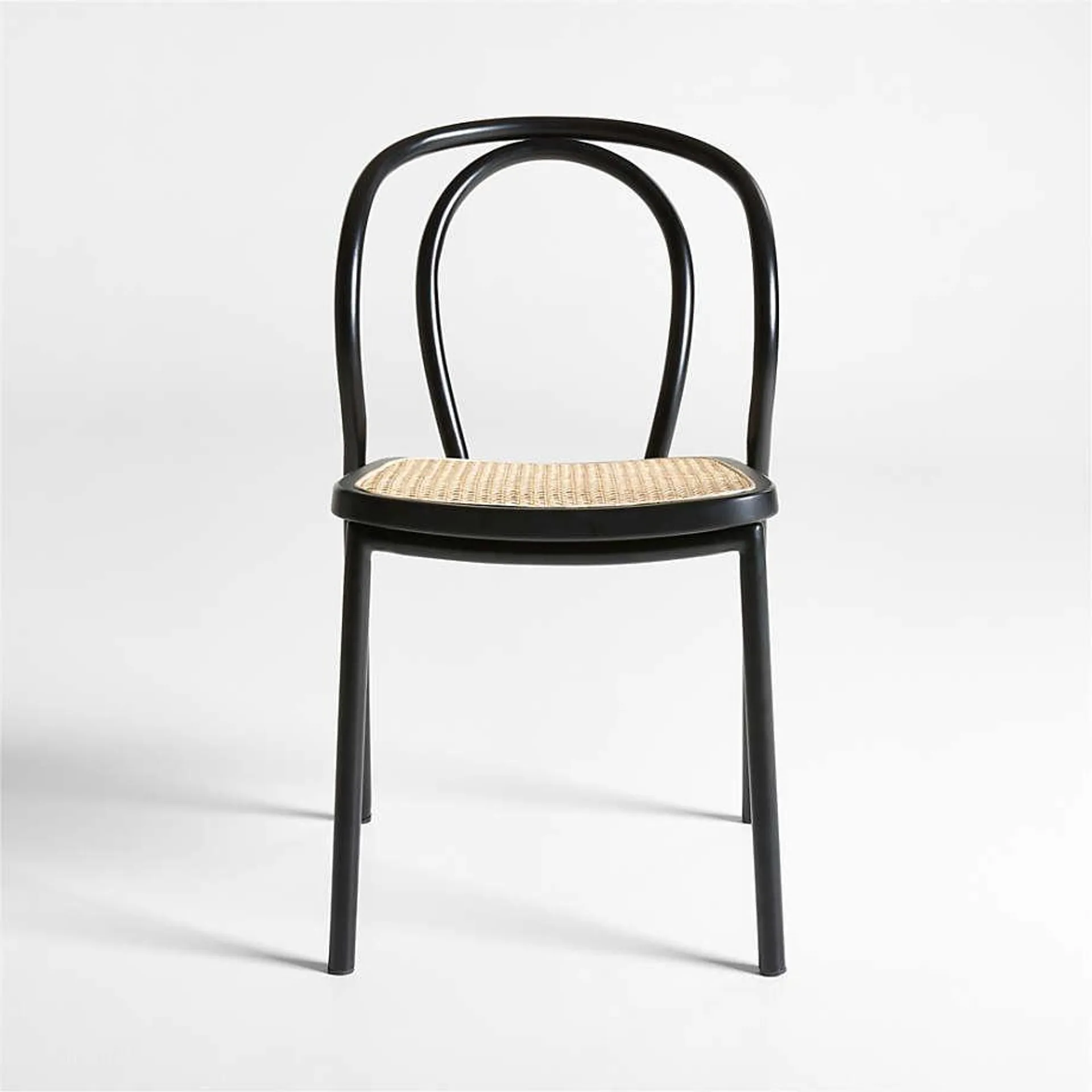 Linz Metal and Cane Stackable Dining Chair