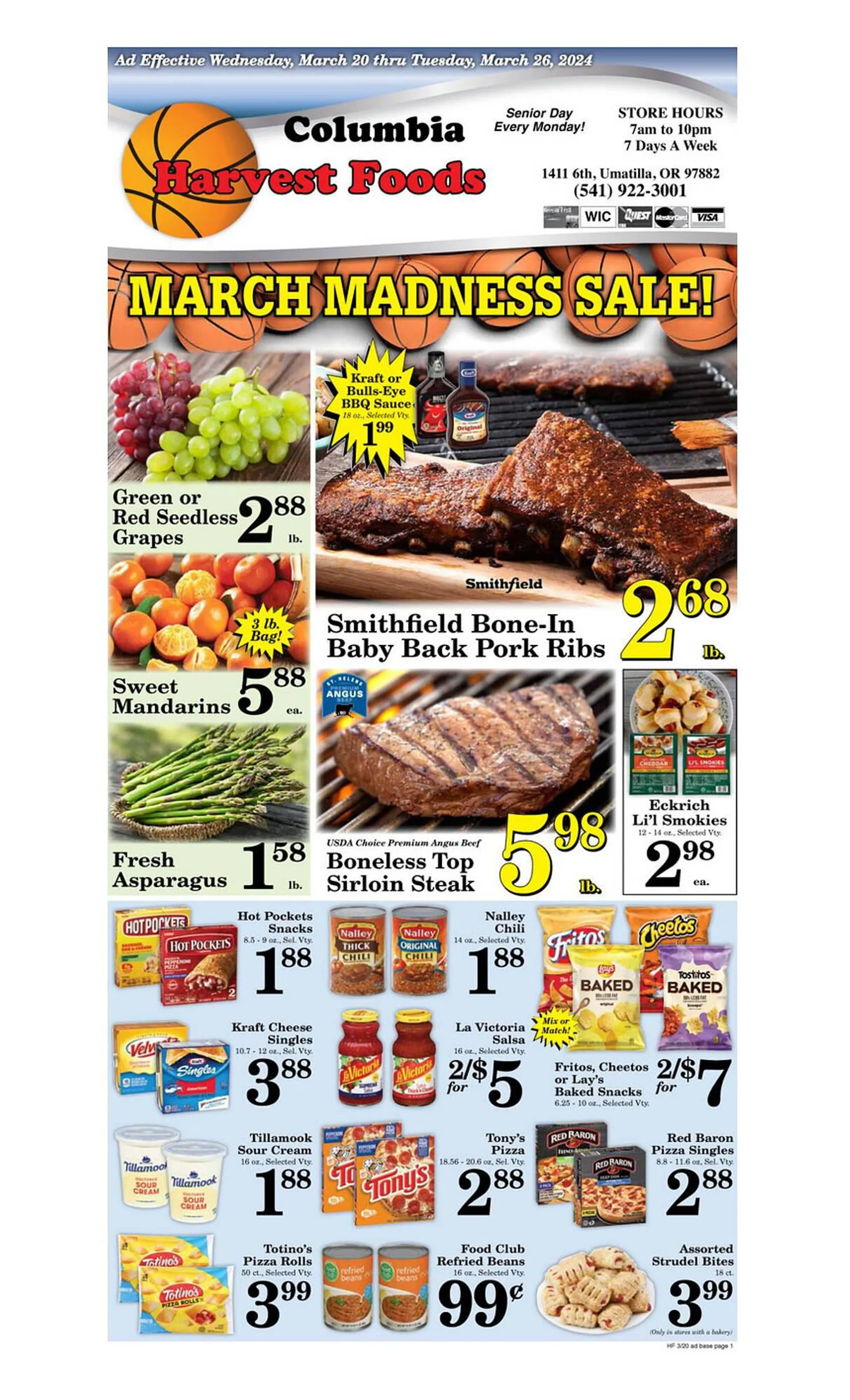 Weekly ad Harvest Foods ad from March 20 to March 26 2024 - Page 1