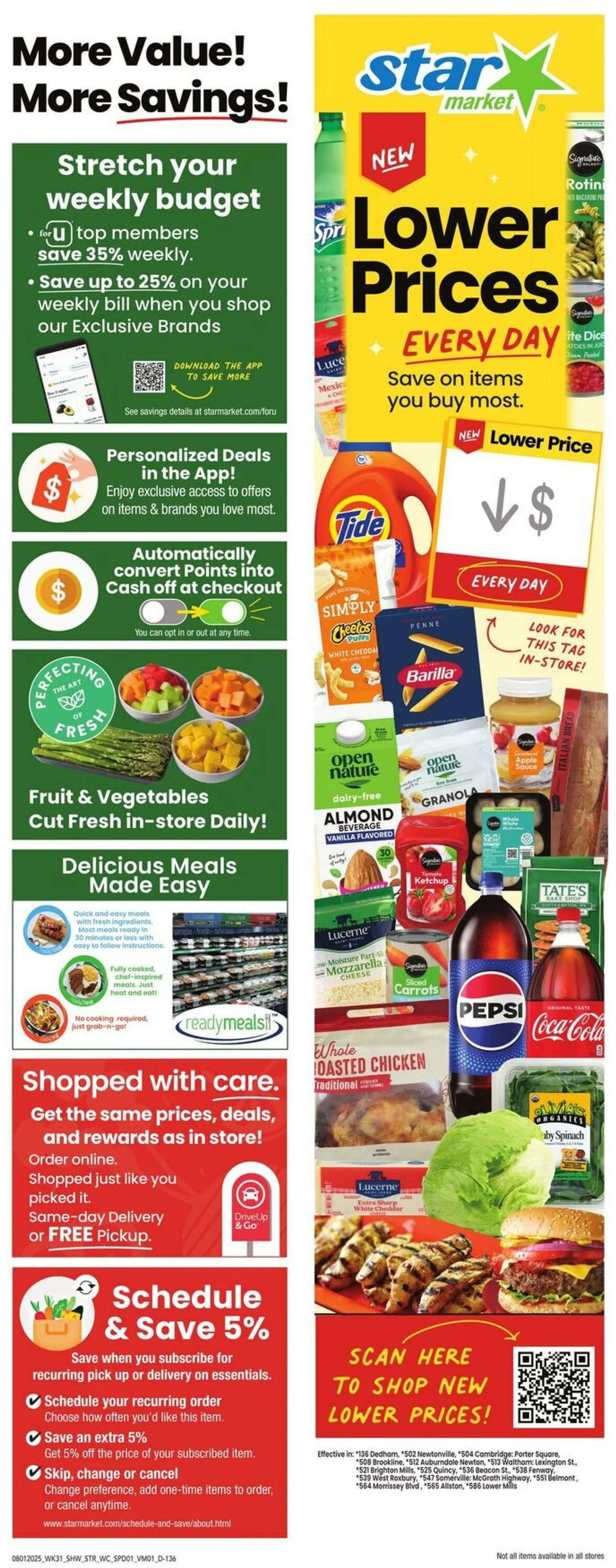 Weekly ad Star Markets from August 1 to August 7 2025 - Page 1