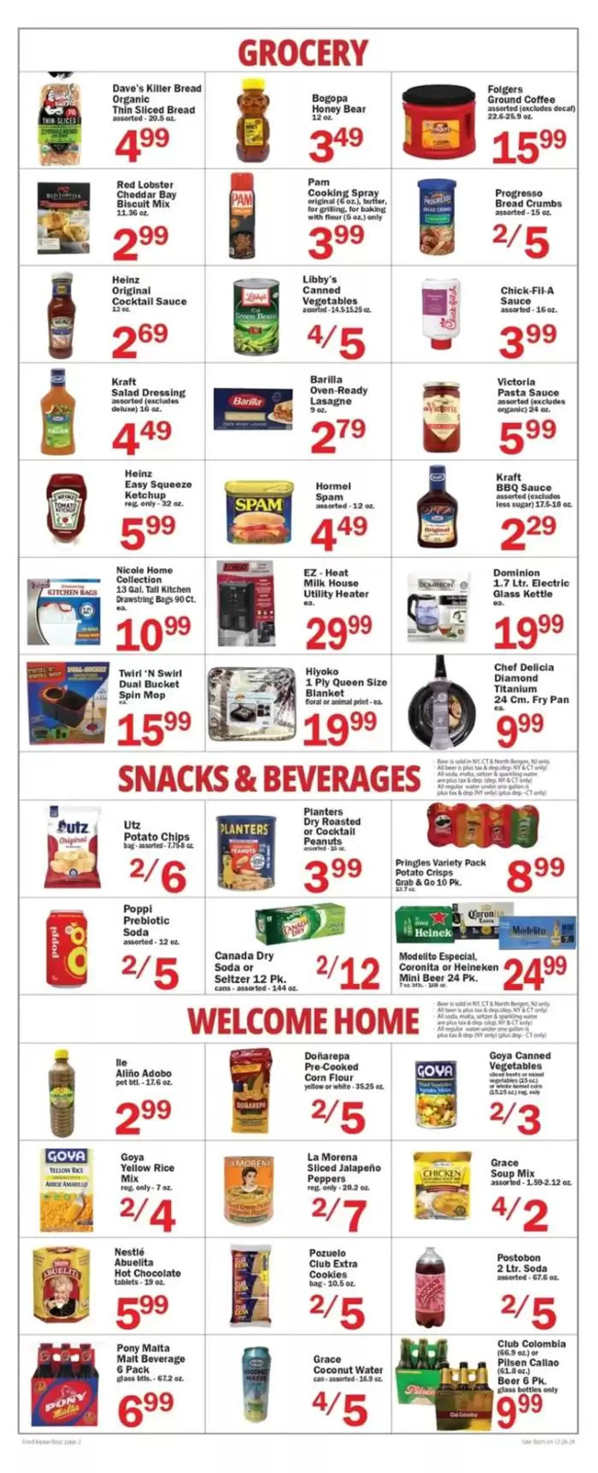 Weekly ad Food Bazaar weekly ad from December 26 to January 1 2025 - Page 2