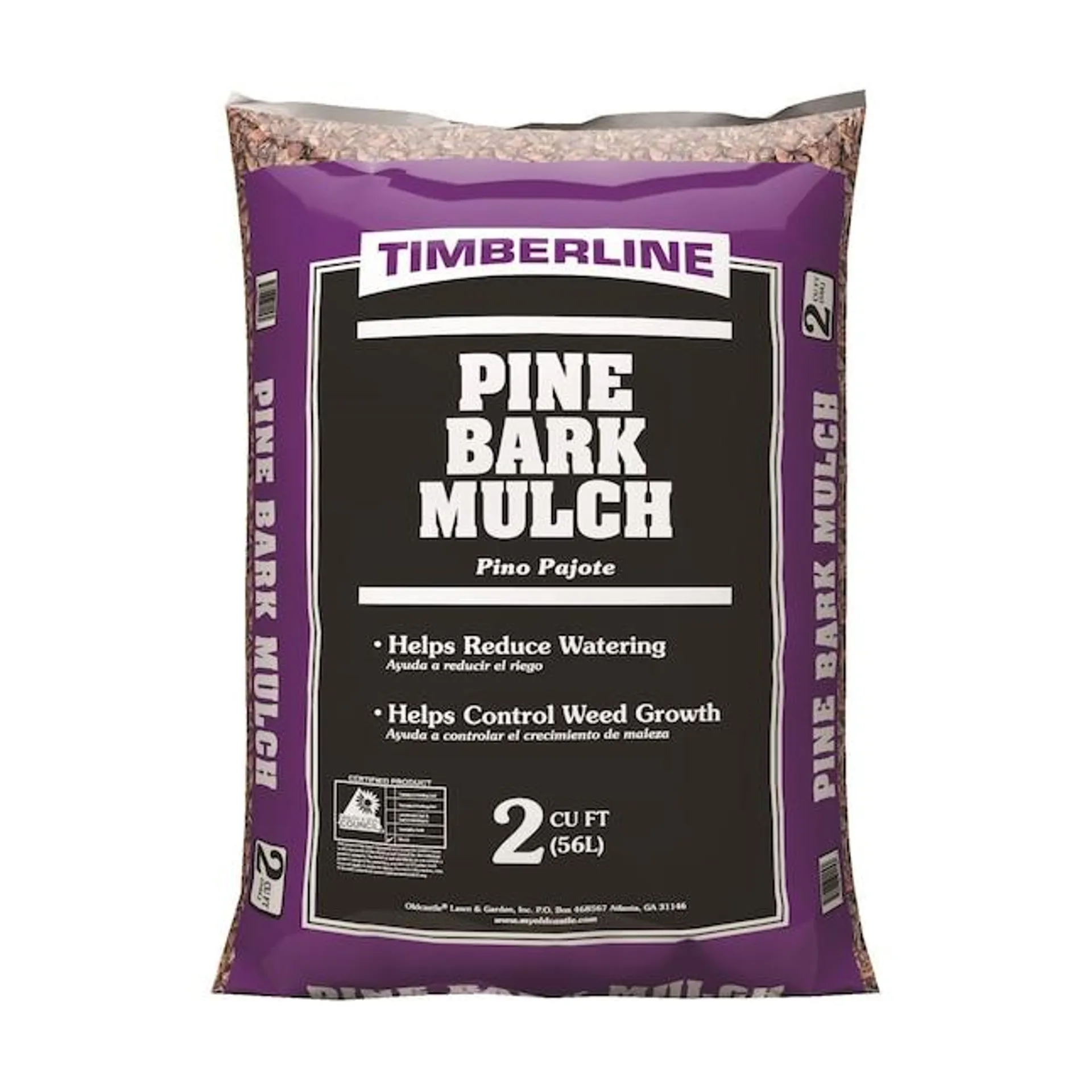 Timberline 2-cu ft All Natural Pine Bark Mulch
