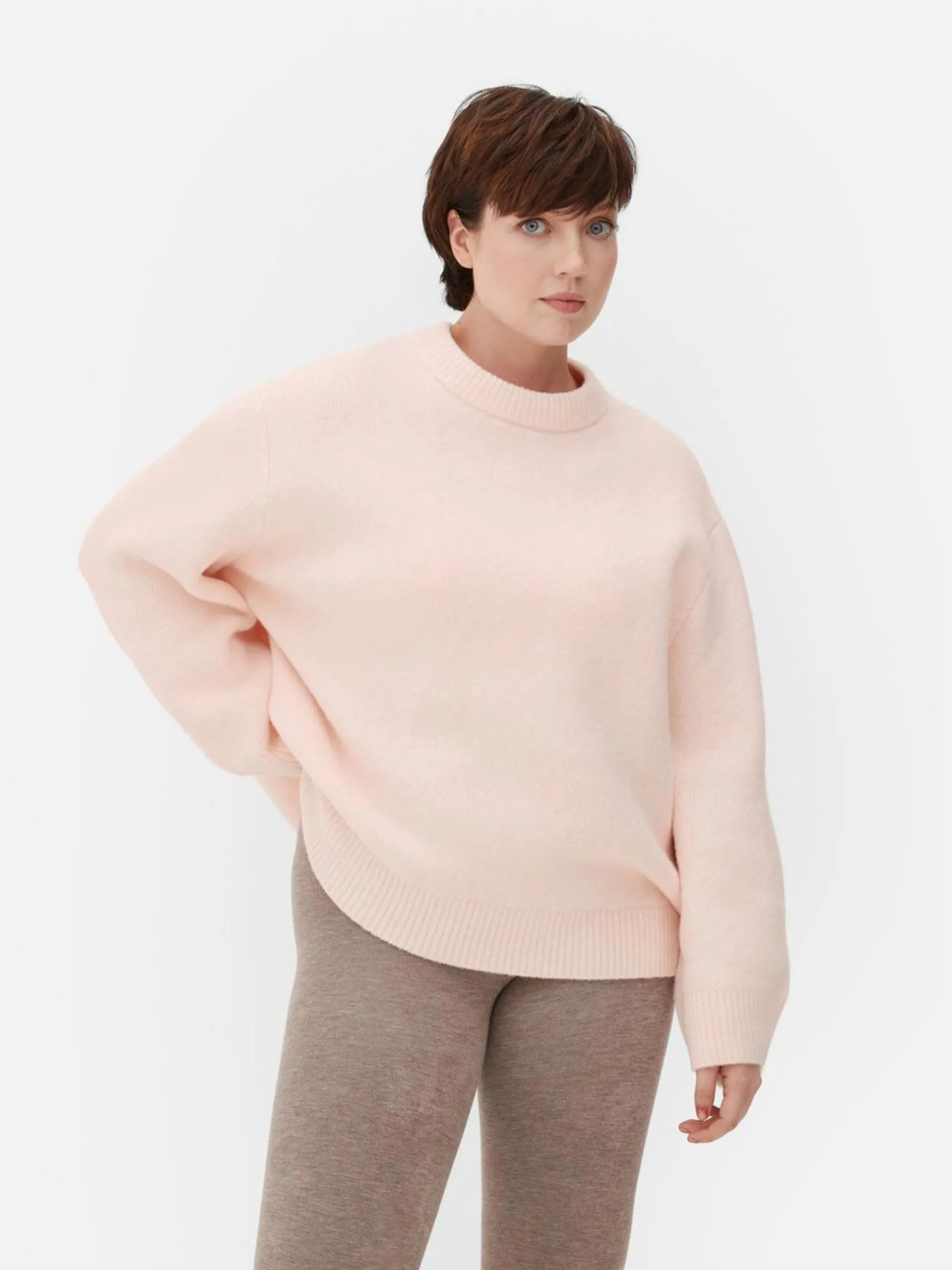 Oversized Crew Neck Jumper