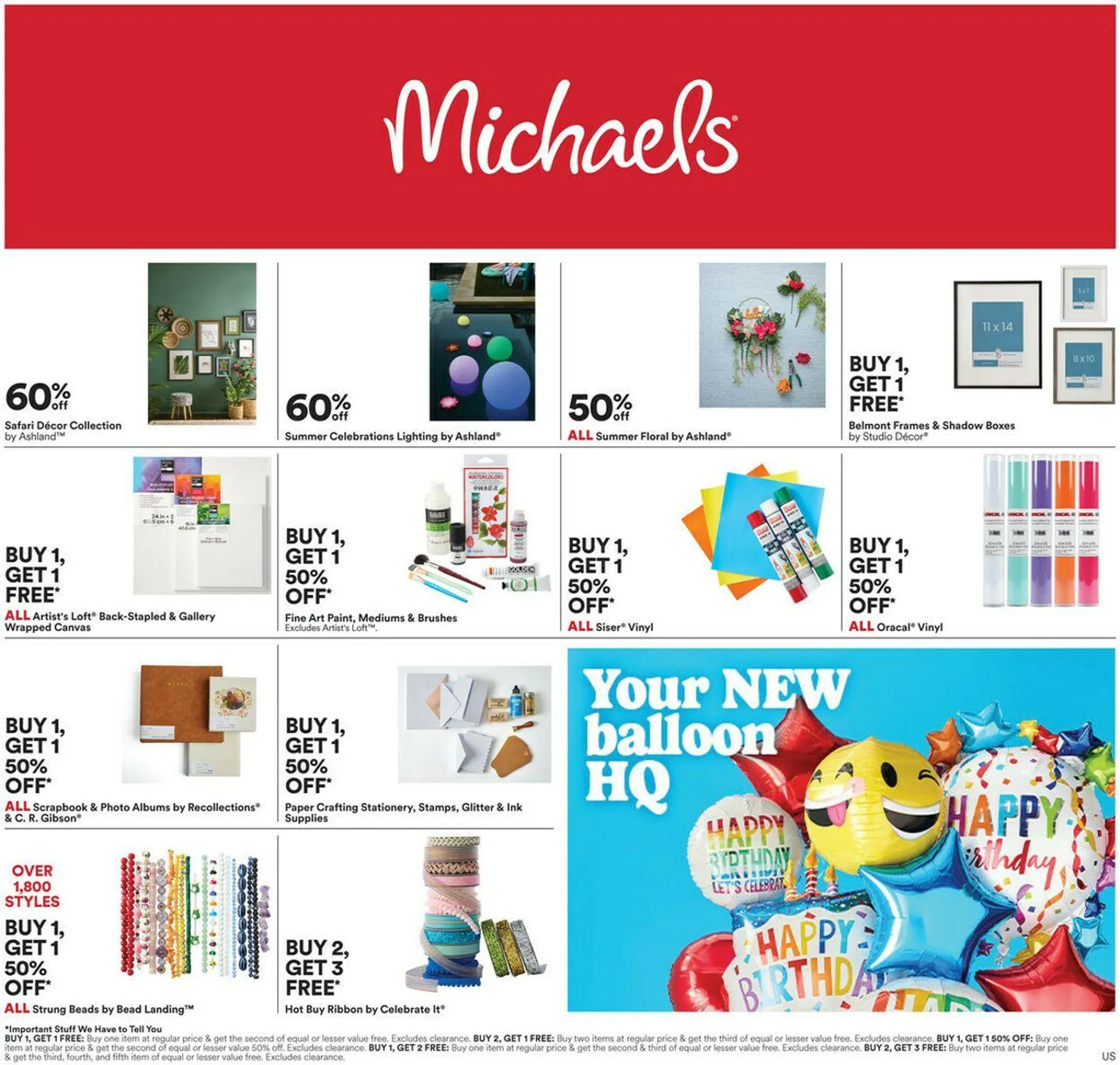Weekly ad Michaels Current weekly ad from June 22 to June 28 2025 - Page 1