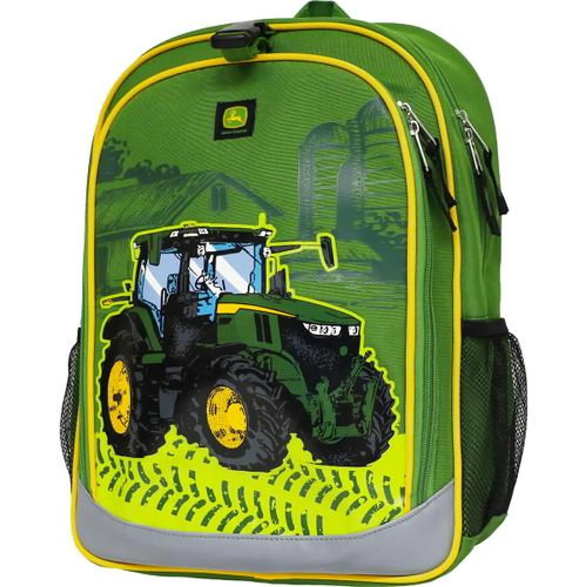 John Deere Green With Farm & Tractor Backpack