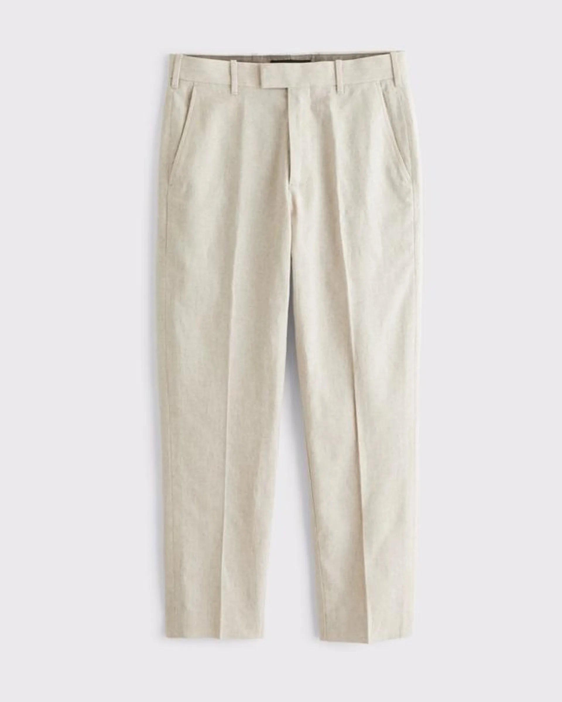 The A&F Collins Slim Linen-Blend Suit Pant