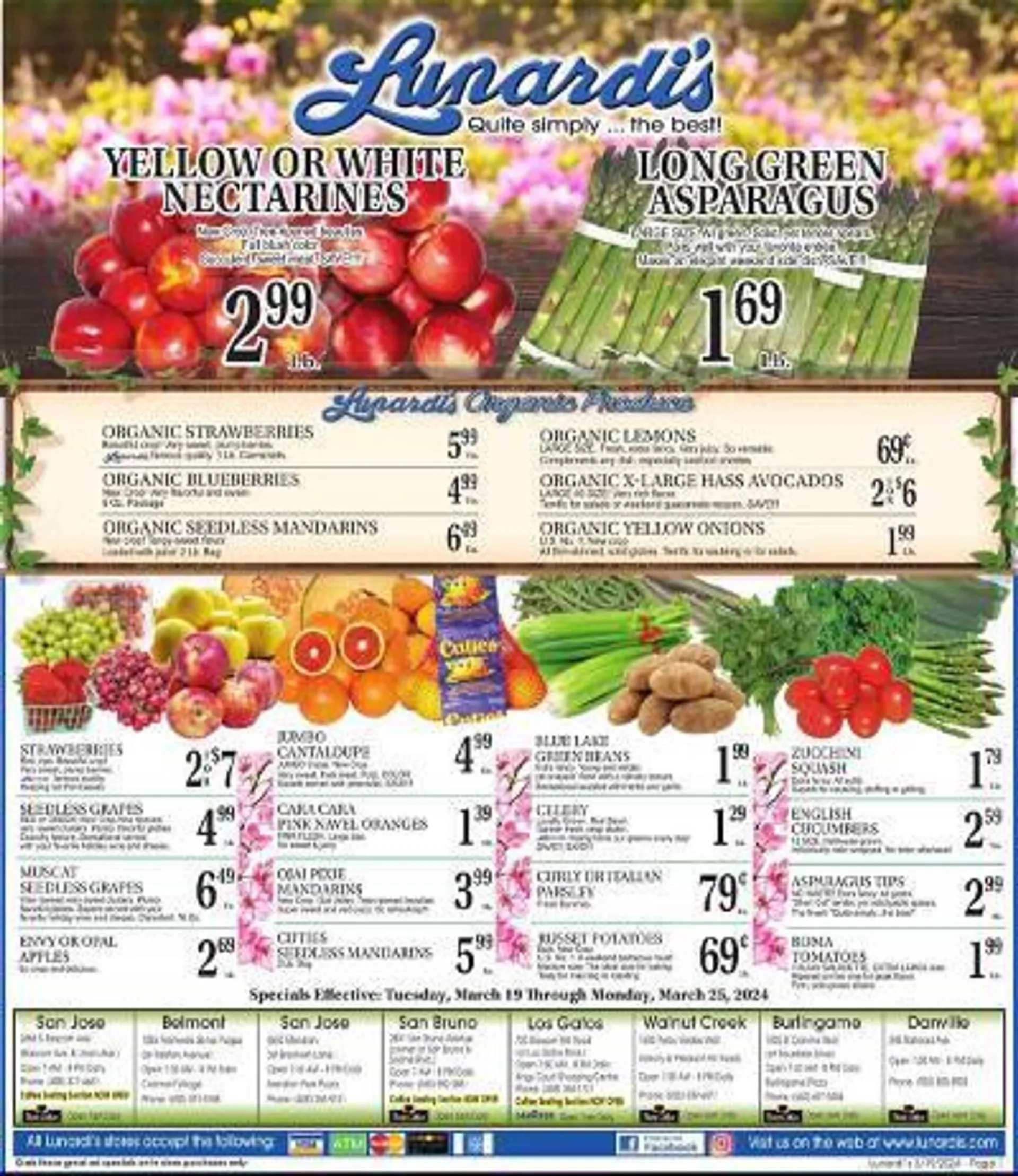 Weekly ad Lunardis Weekly Ad from March 19 to March 25 2024 - Page 1