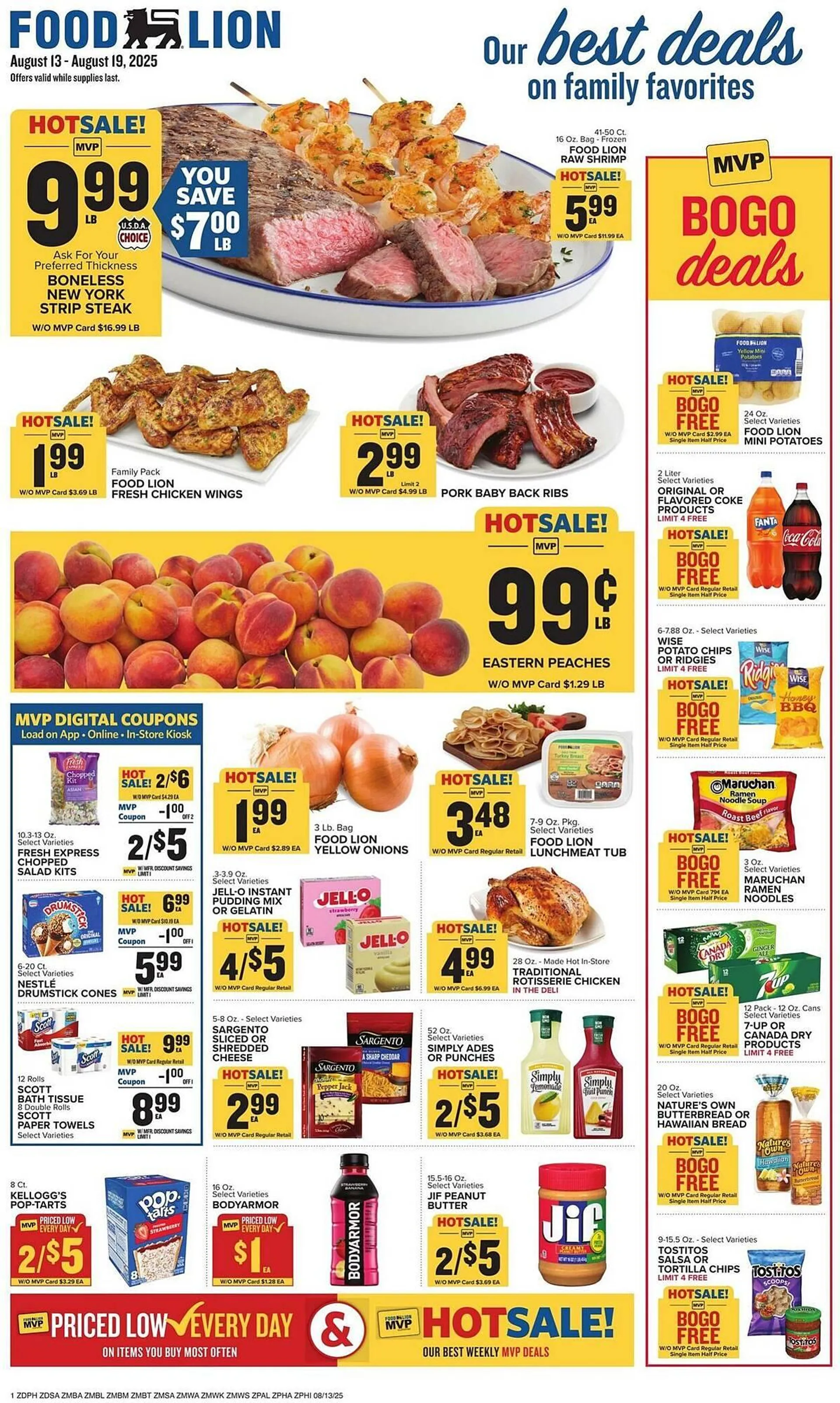 Weekly ad Food Lion Weekly Ad from August 13 to August 19 2025 - Page 1