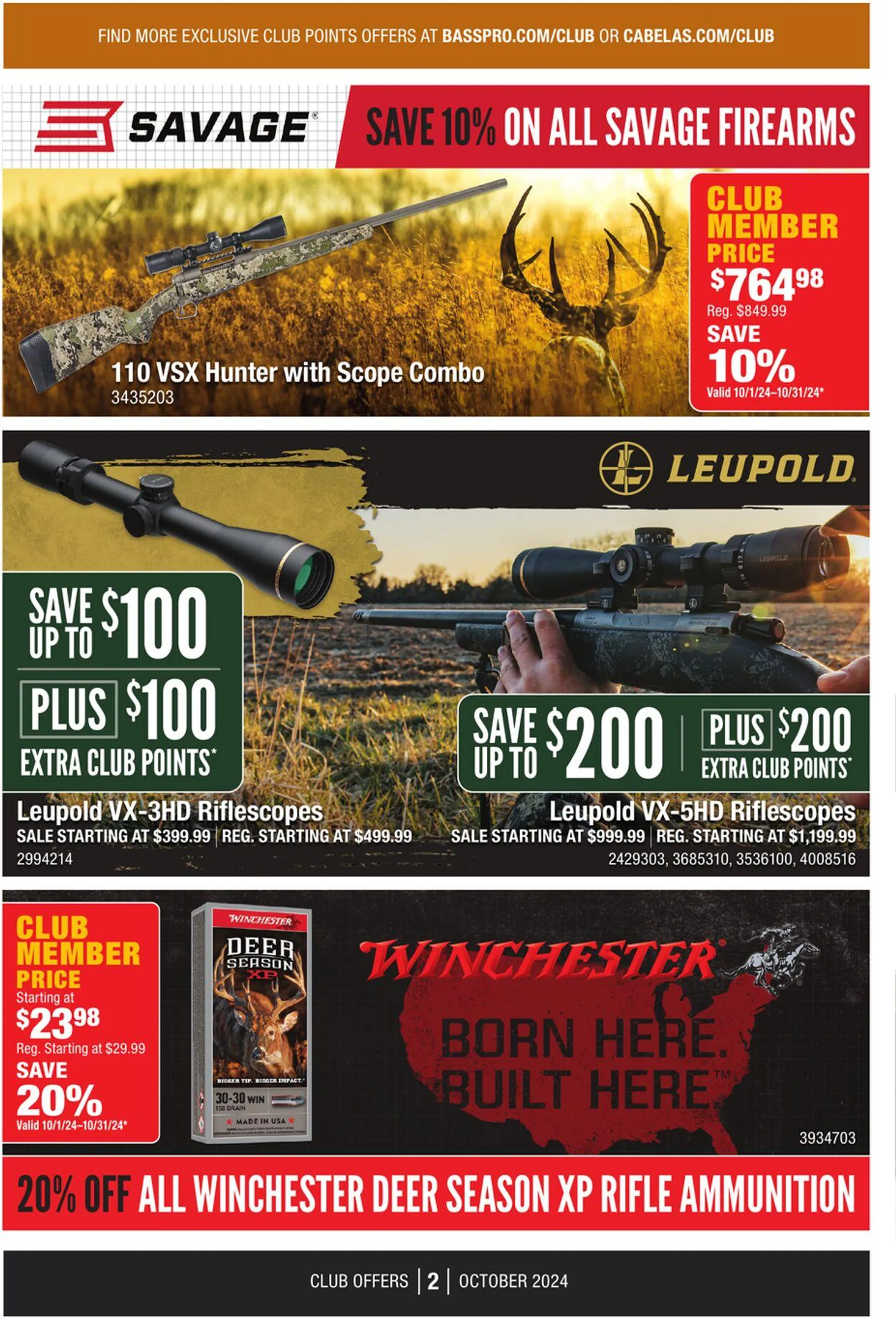 Weekly ad Bass Pro Current weekly ad from October 1 to October 31 2024 - Page 2